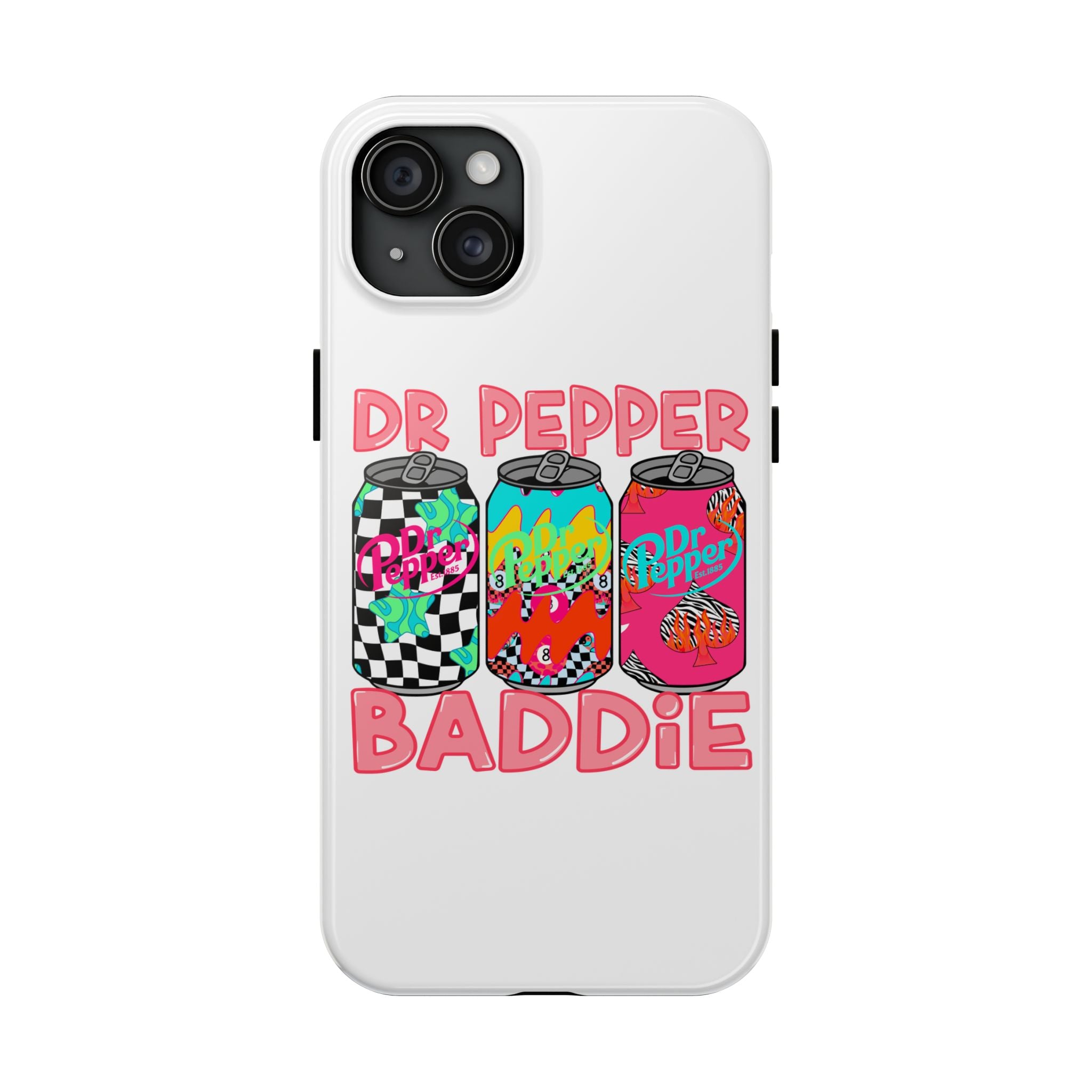 Dr Pepper Baddie Tough Phone Case — Retro Pop Soda Can Design