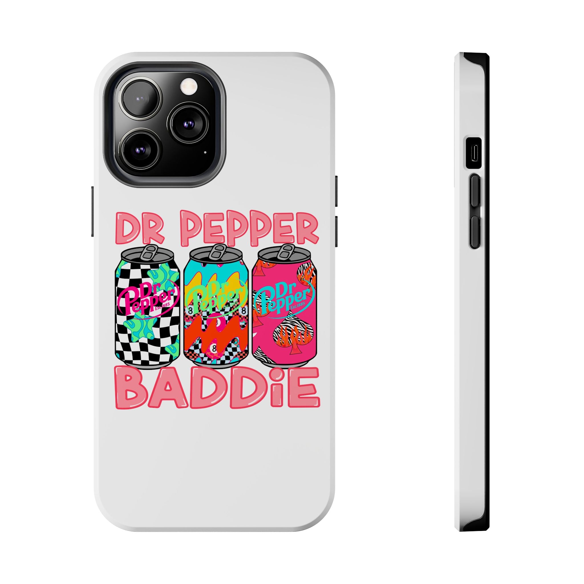 Dr Pepper Baddie Tough Phone Case — Retro Pop Soda Can Design