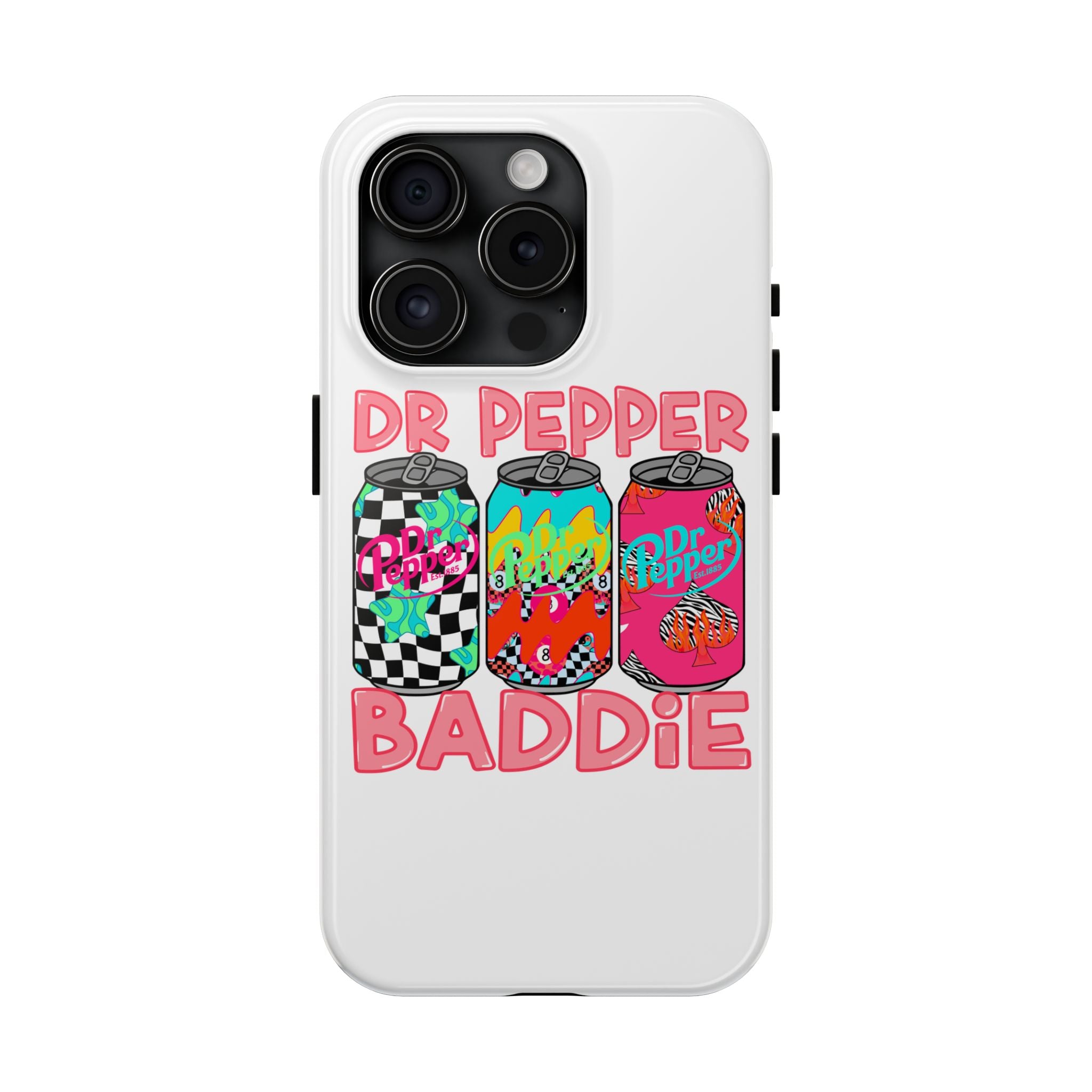 Dr Pepper Baddie Tough Phone Case — Retro Pop Soda Can Design