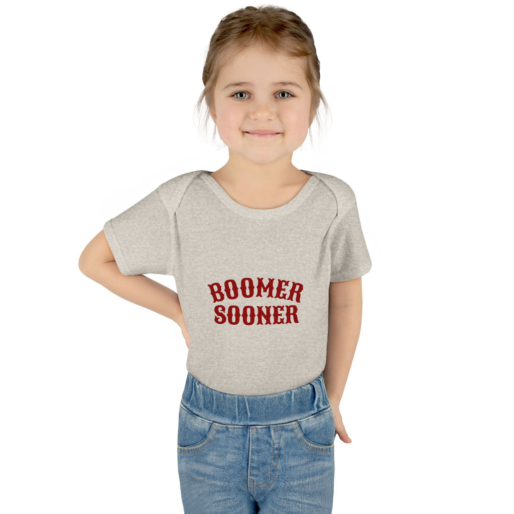 Boomer Sooner Infant Bodysuit - Baby OU Sooners Football Onesie