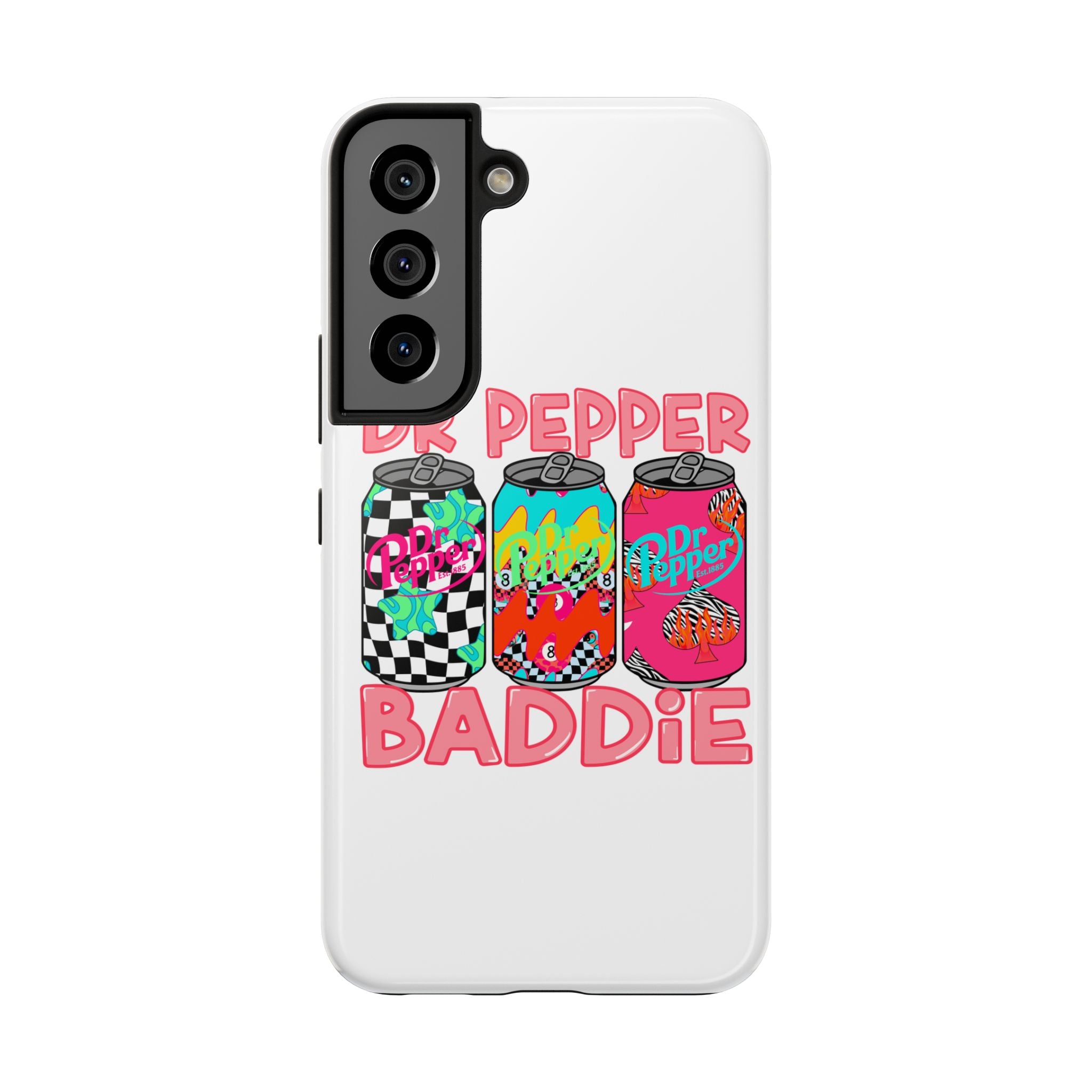Dr Pepper Baddie Tough Phone Case — Retro Pop Soda Can Design
