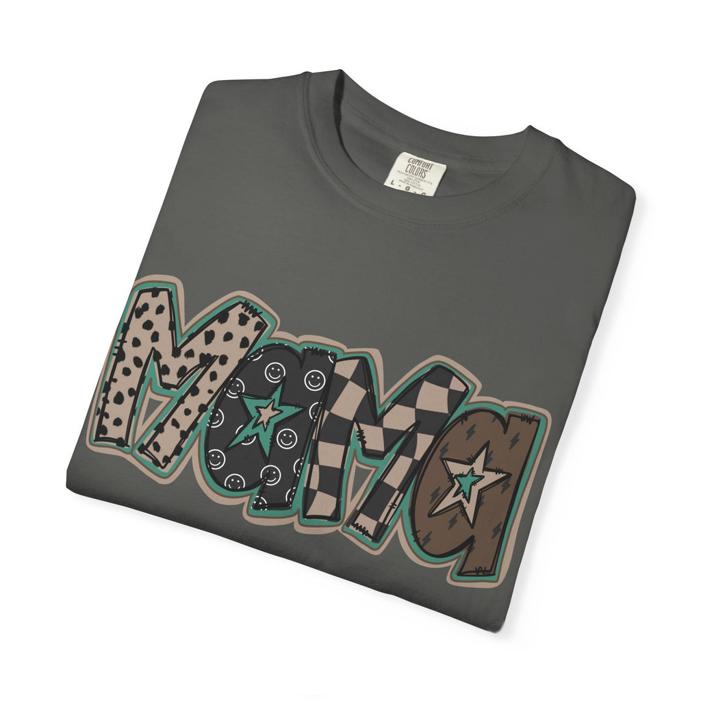 Vegan Retro Graffiti T‑Shirt — Vintage Bandana Pattern Tee