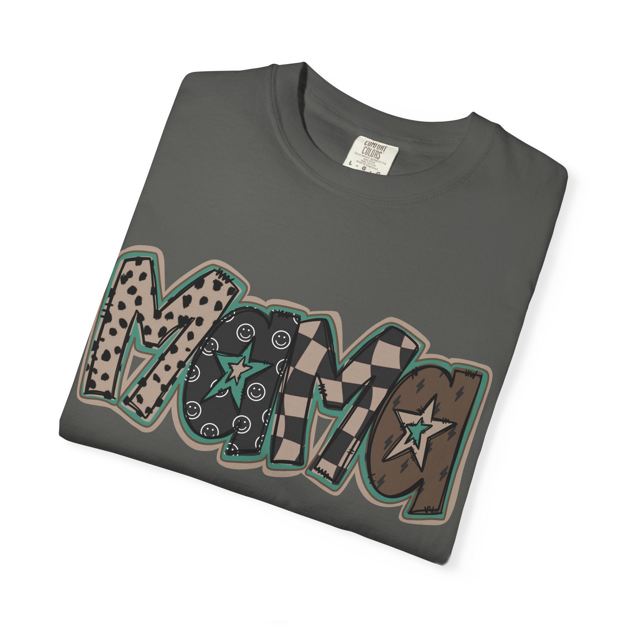 Vegan Retro Graffiti T‑Shirt — Vintage Bandana Pattern Tee