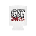 Can Cooler - '00 Sooners' Checkered Design Beer Koozie for OU Fans