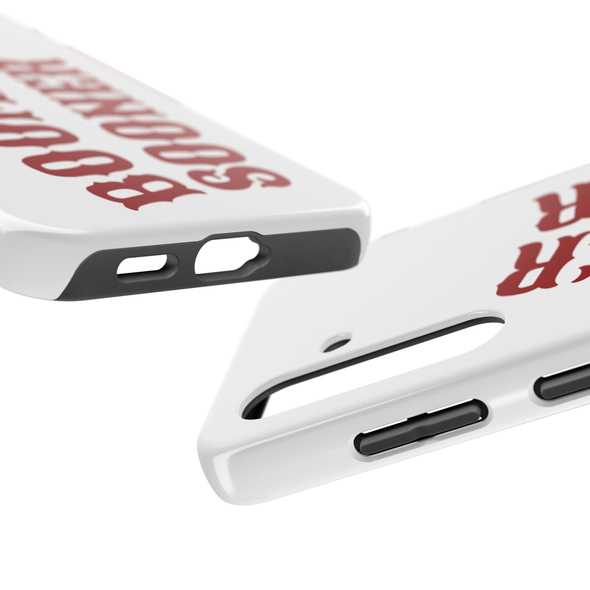 Boomer Sooner Tough Phone Case — Oklahoma Crimson Retro Text Protective Cover
