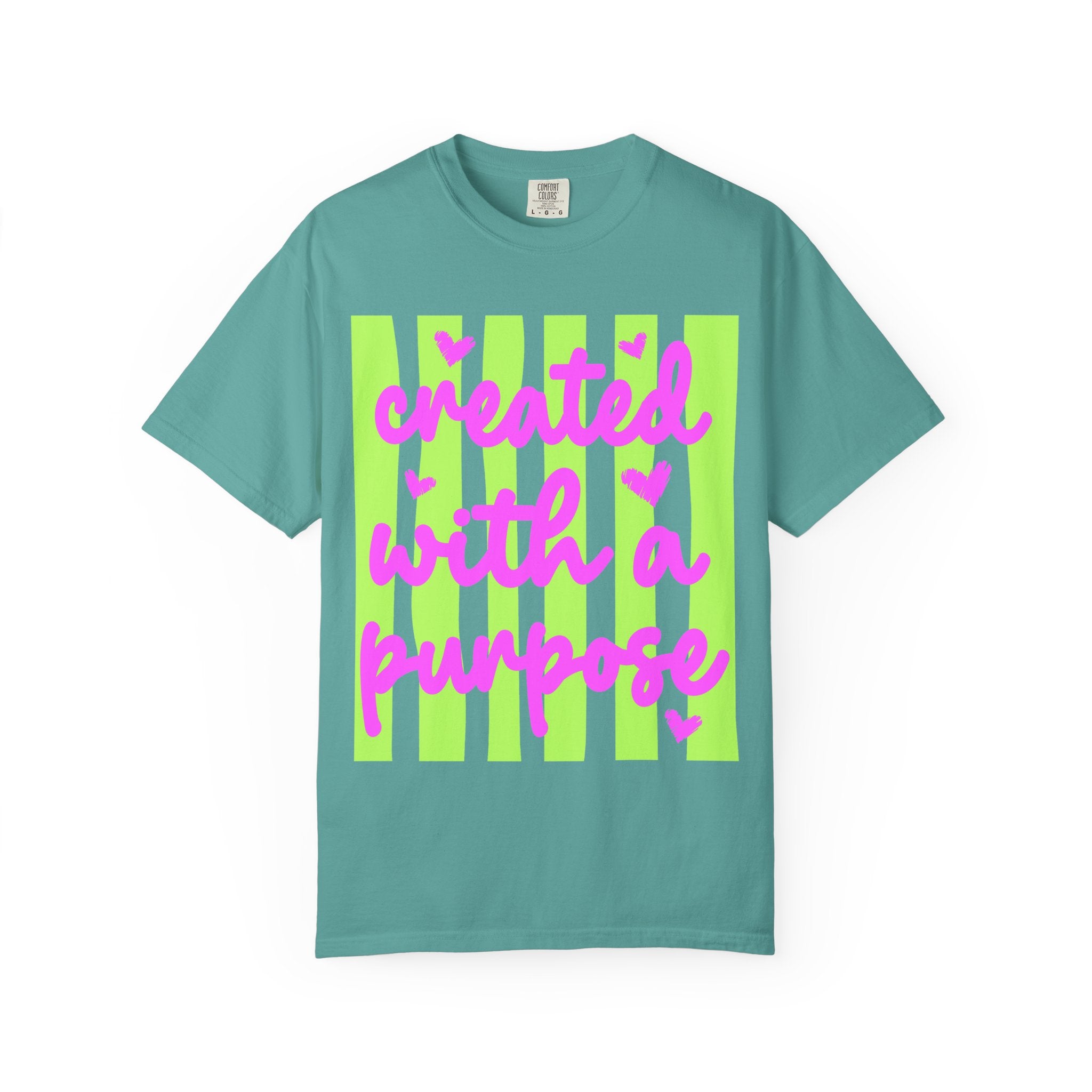 Created With a Purpose T-Shirt — Inspirational Graphic Tee