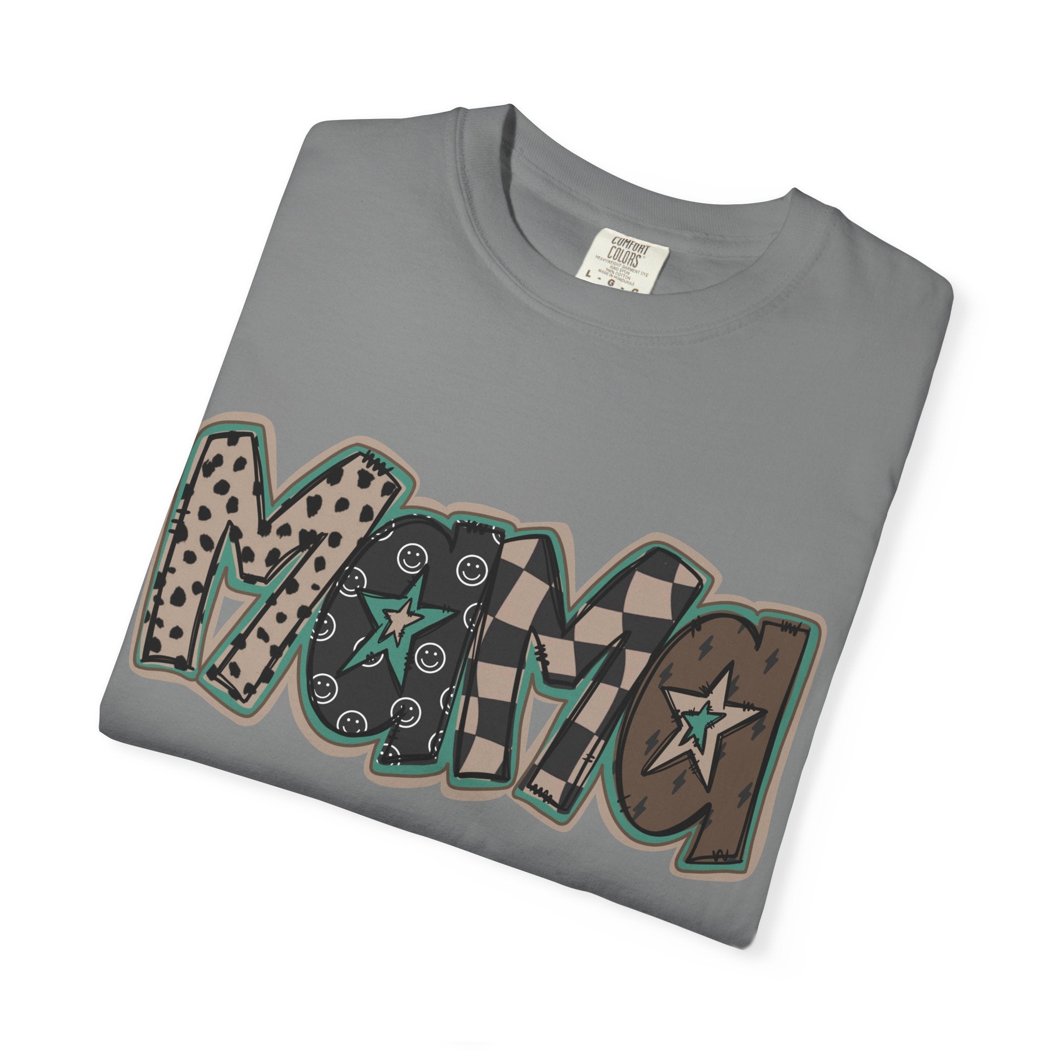 Vegan Retro Graffiti T‑Shirt — Vintage Bandana Pattern Tee