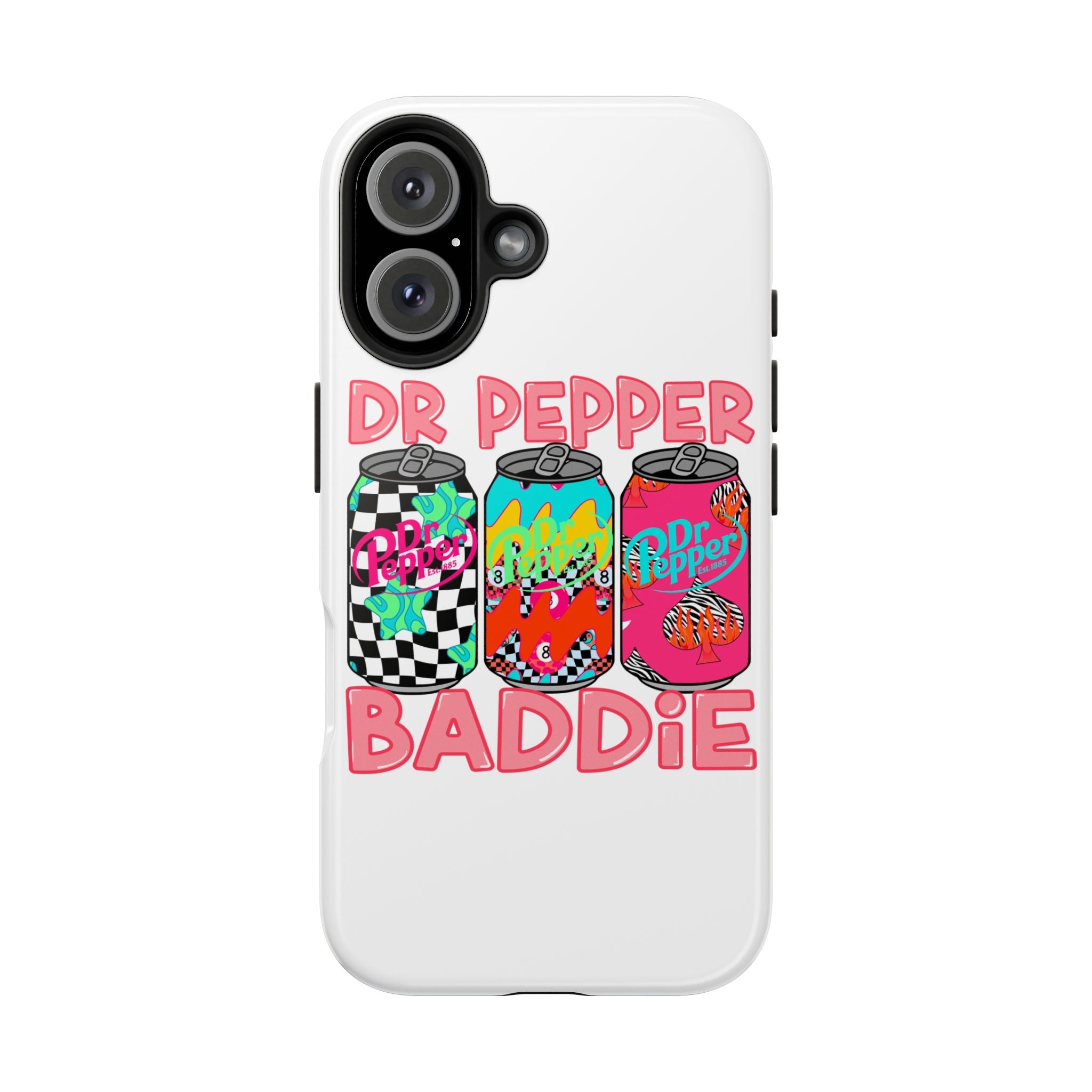 Dr Pepper Baddie Tough Phone Case — Retro Pop Soda Can Design