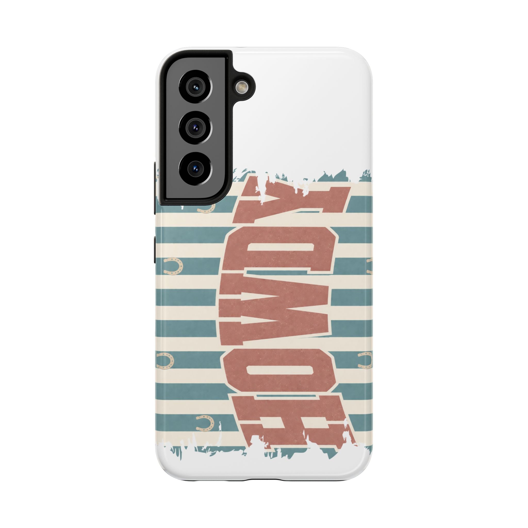Vintage 'LOVE' Striped Tough Phone Case