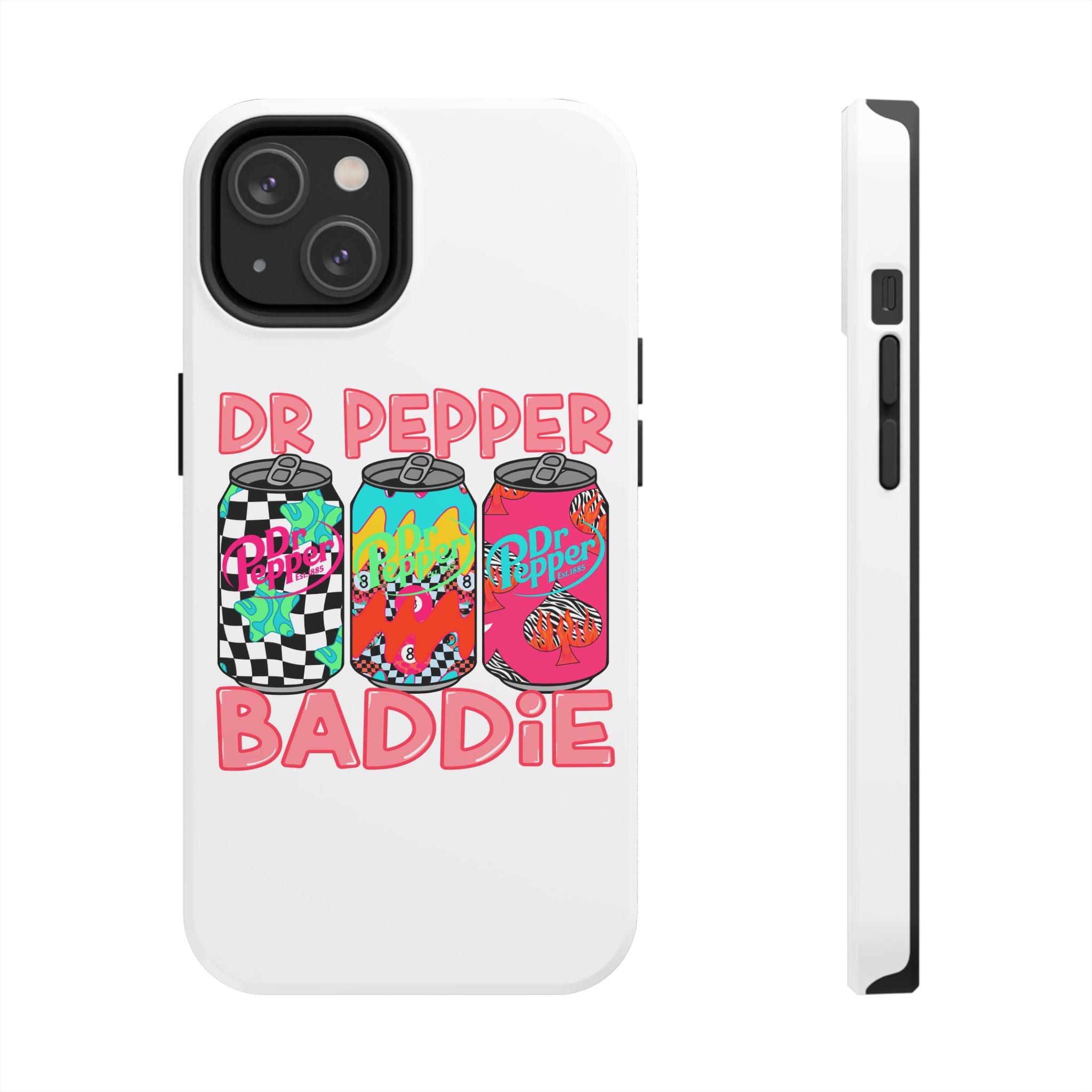 Dr Pepper Baddie Tough Phone Case — Retro Pop Soda Can Design