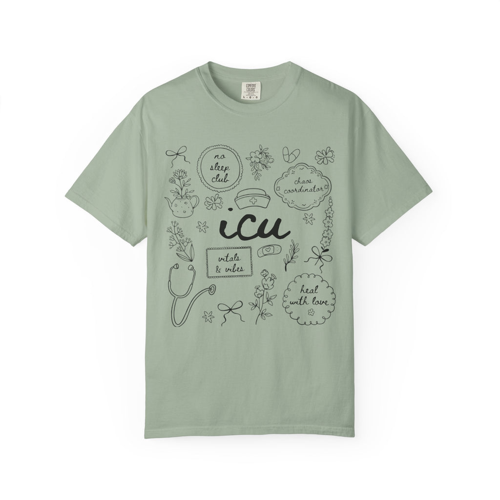 ICU Unisex Garment-Dyed T-shirt