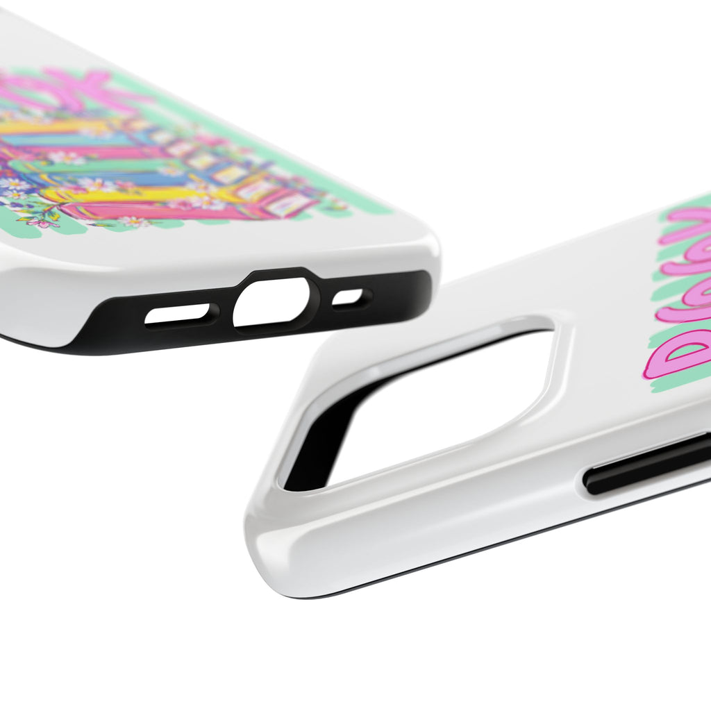 Book Lover Tough Phone Case — Colorful Stack of Books Floral Design