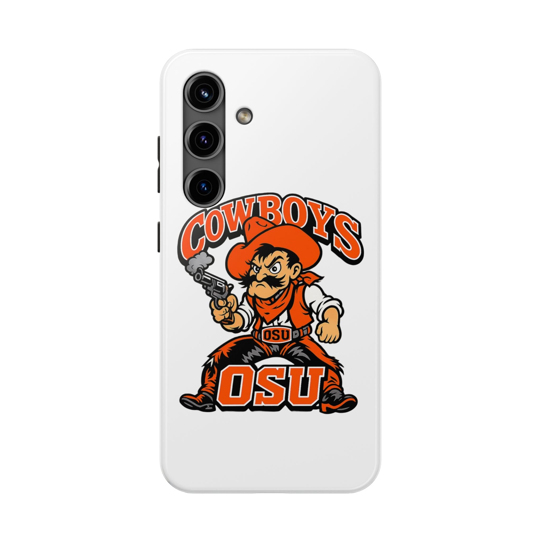 OSU Cowboys Tough Phone Case — Retro Mascot Protective Cover