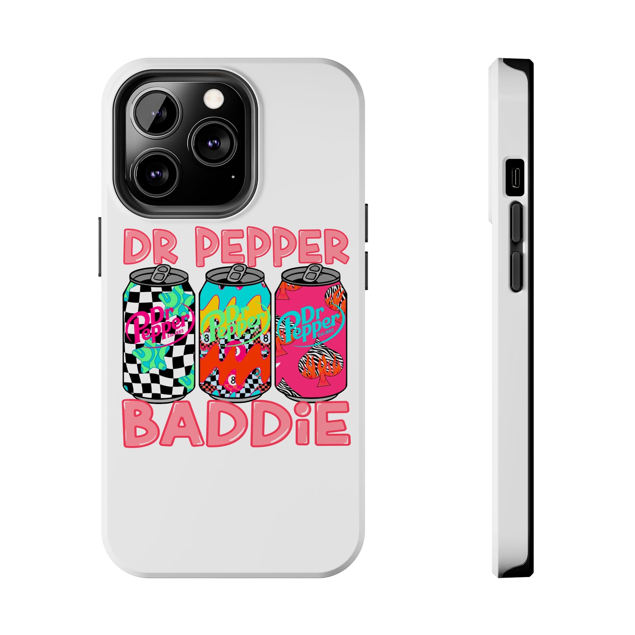 Dr Pepper Baddie Tough Phone Case — Retro Pop Soda Can Design