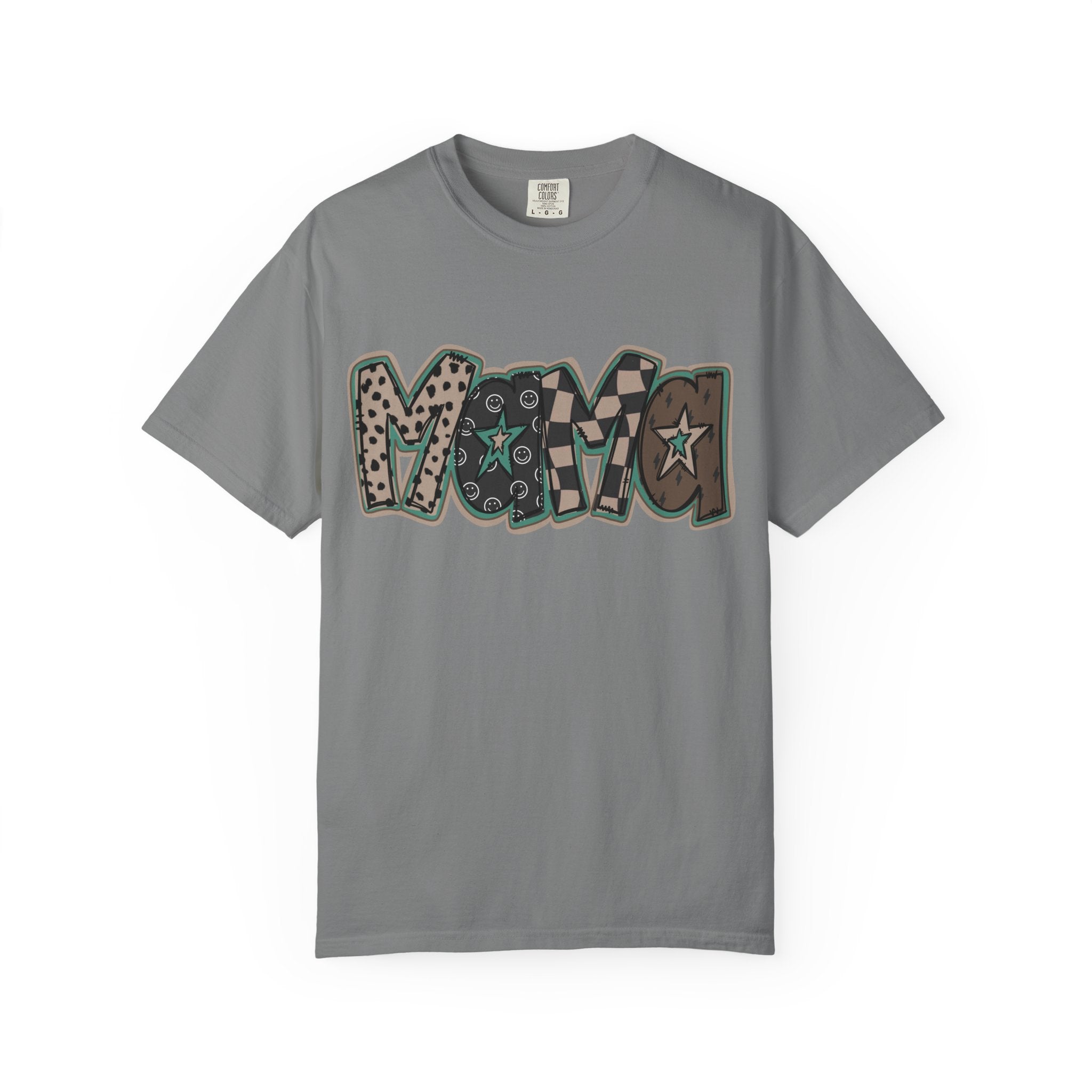 Vegan Retro Graffiti T‑Shirt — Vintage Bandana Pattern Tee