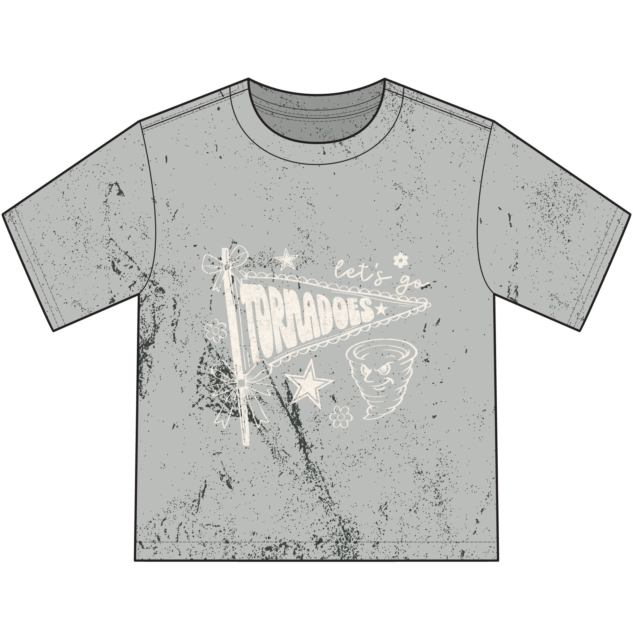 Youth T-Shirt — “Let’s Go Troopers” Vintage Pennant Tee