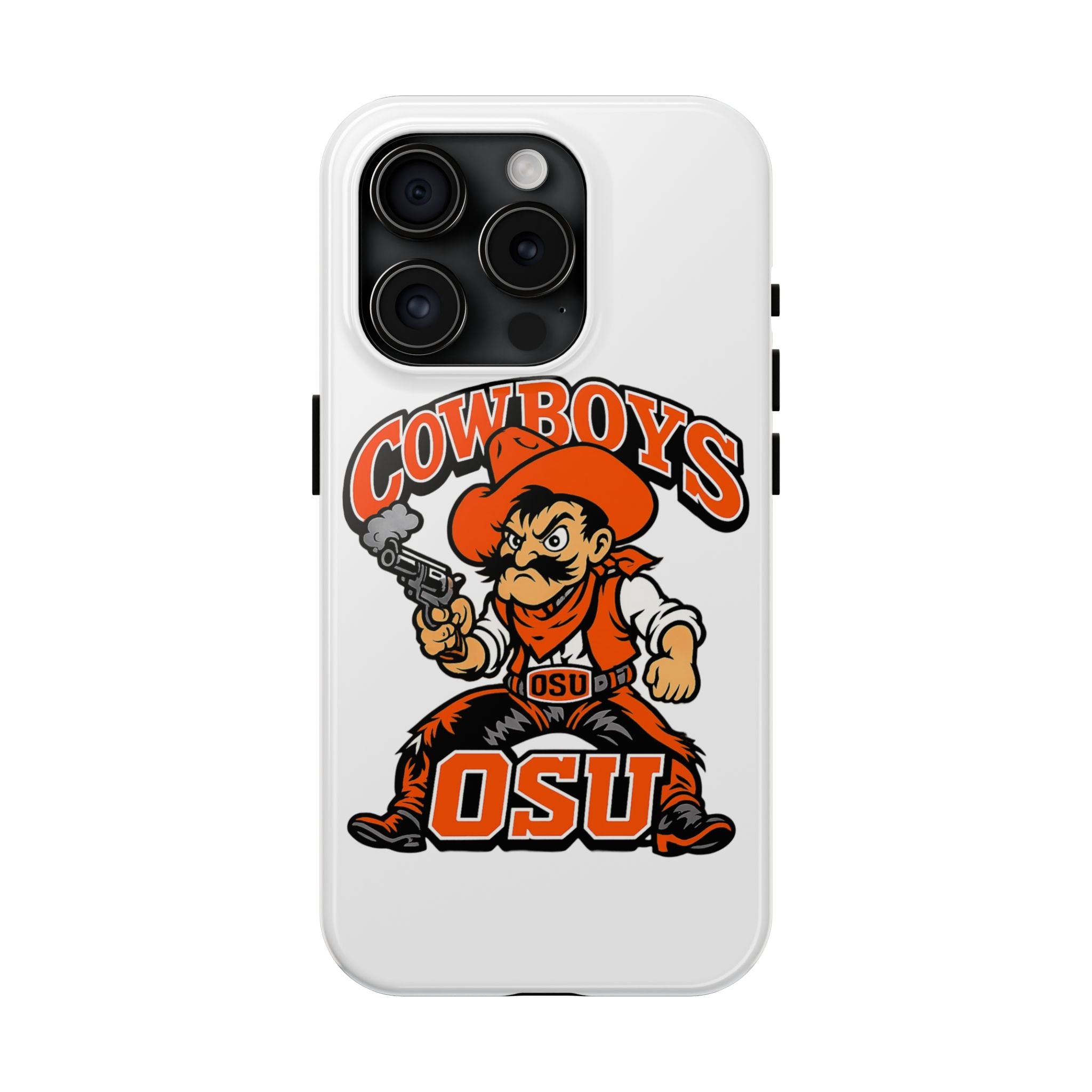 OSU Cowboys Tough Phone Case — Retro Mascot Protective Cover