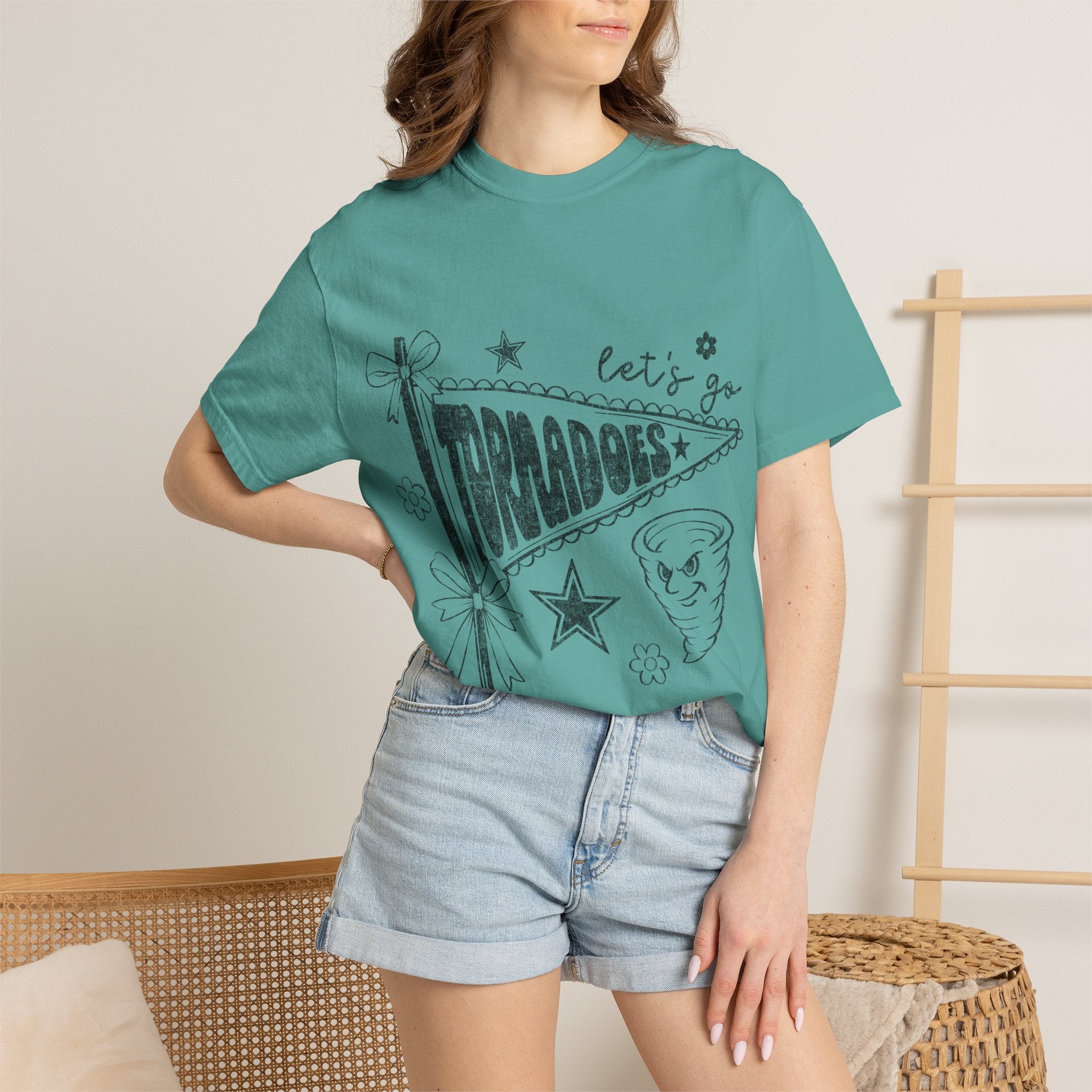 Let's Go Tornadoes Retro Graphic T-Shirt