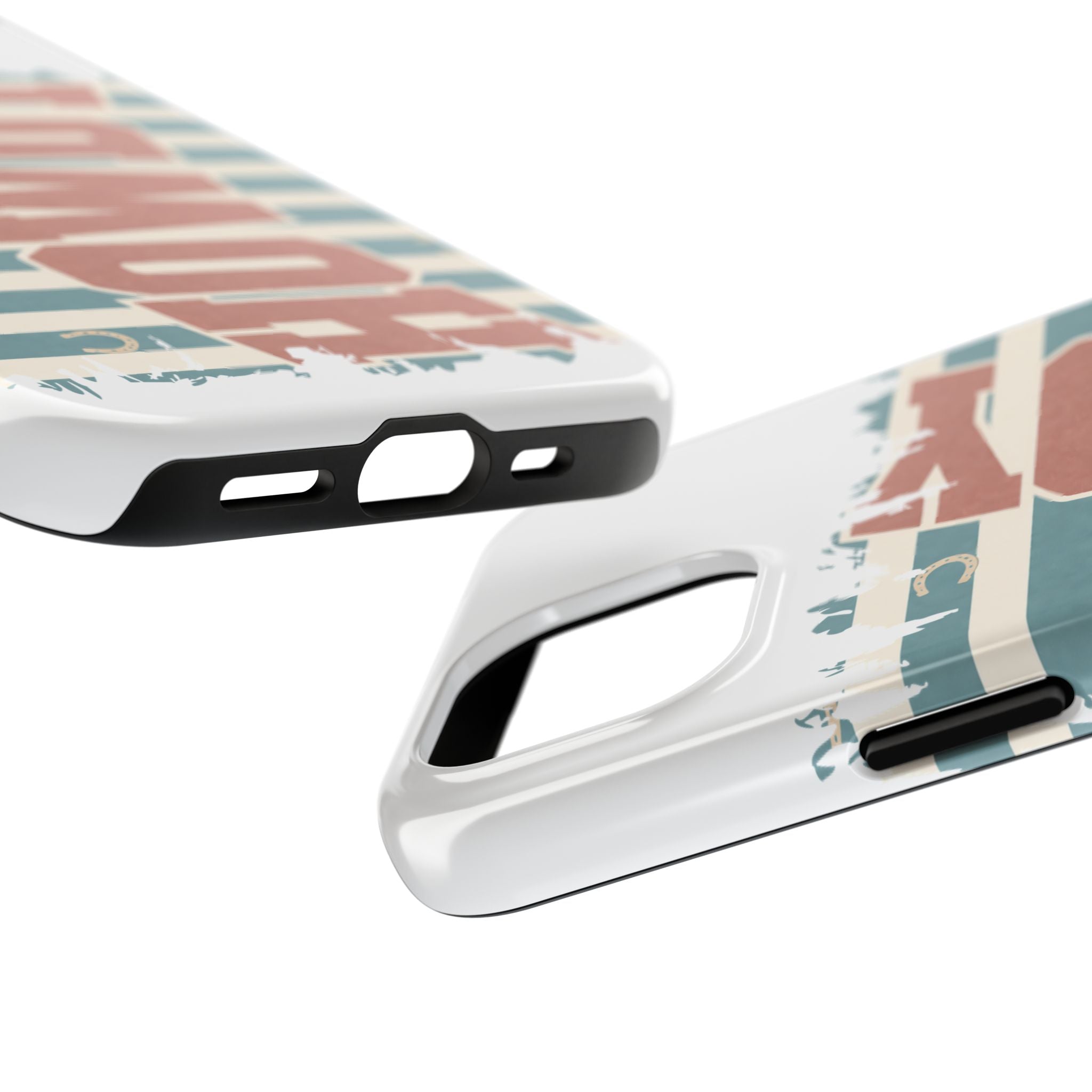 Vintage 'LOVE' Striped Tough Phone Case