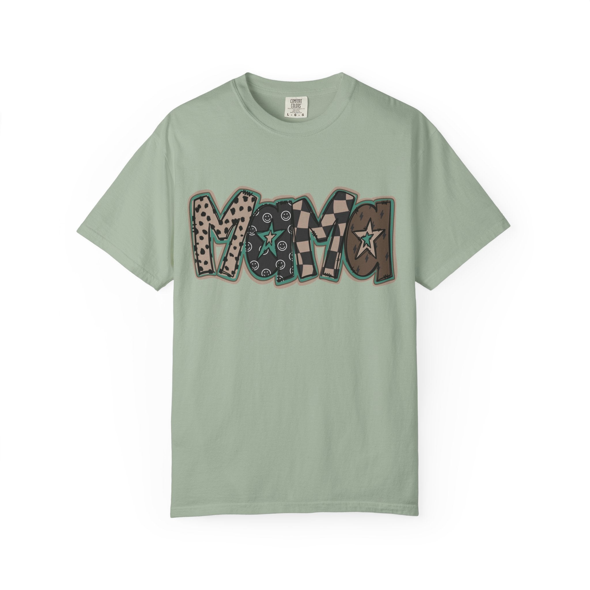 Vegan Retro Graffiti T‑Shirt — Vintage Bandana Pattern Tee