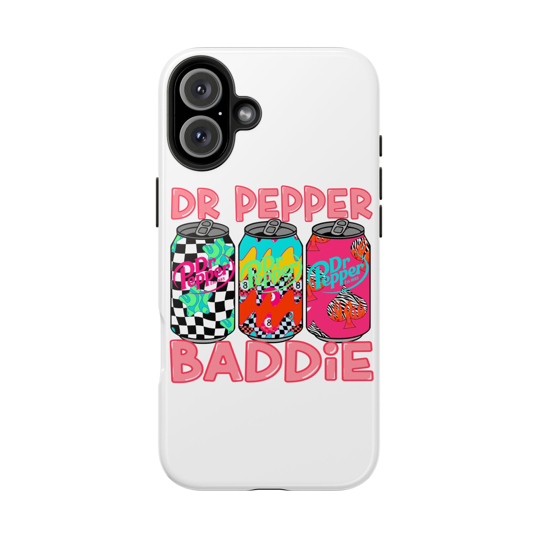 Dr Pepper Baddie Tough Phone Case — Retro Pop Soda Can Design