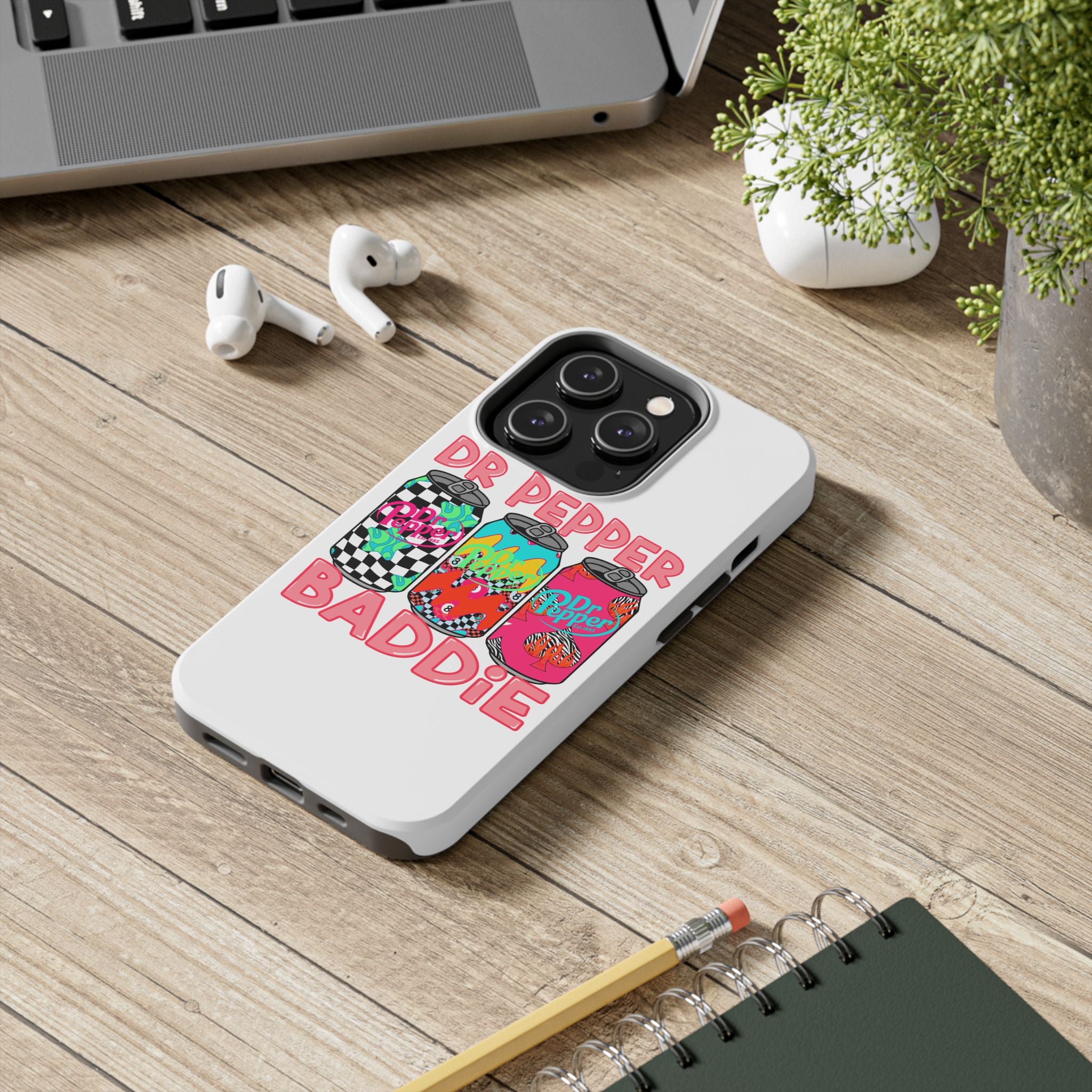 Dr Pepper Baddie Tough Phone Case — Retro Pop Soda Can Design