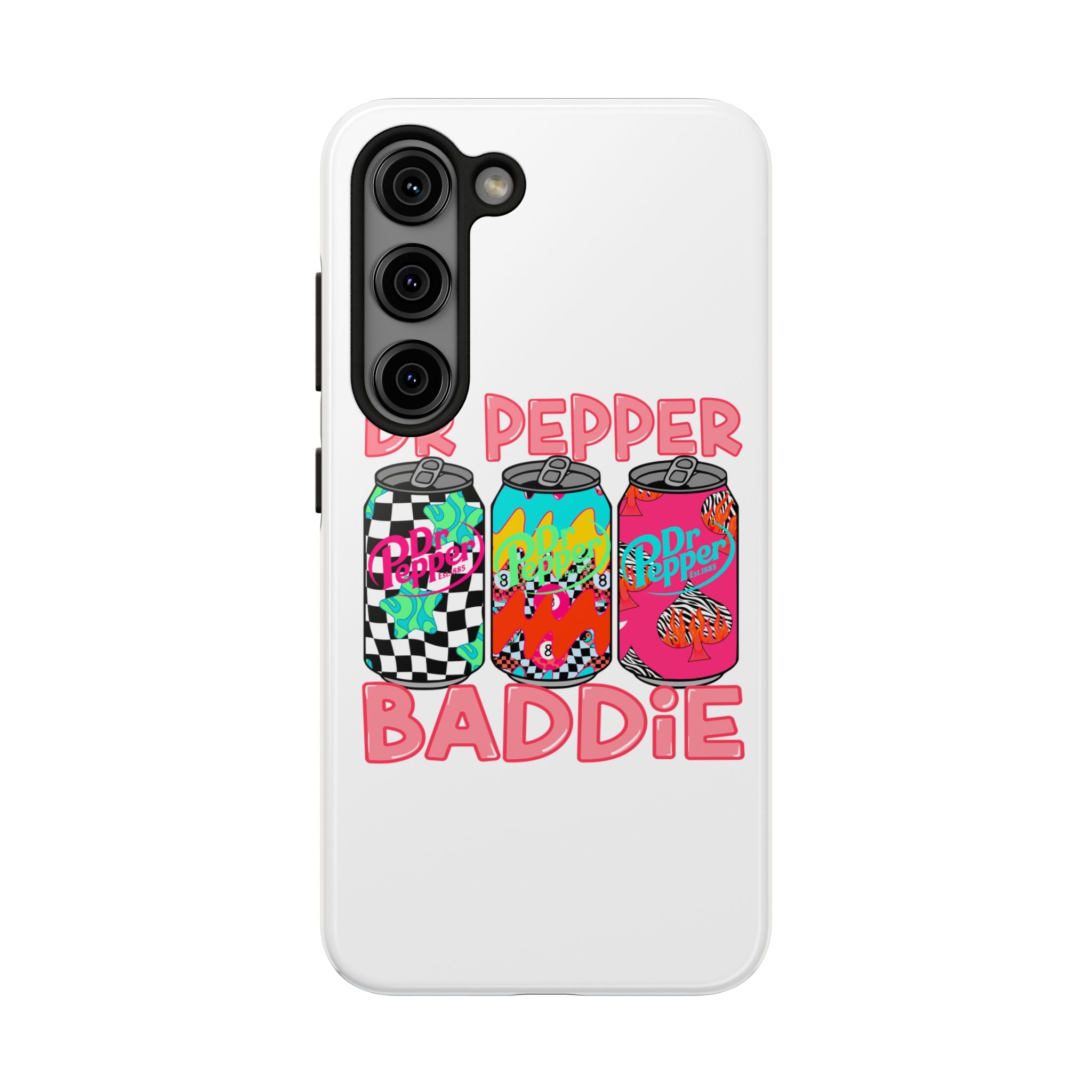 Dr Pepper Baddie Tough Phone Case — Retro Pop Soda Can Design