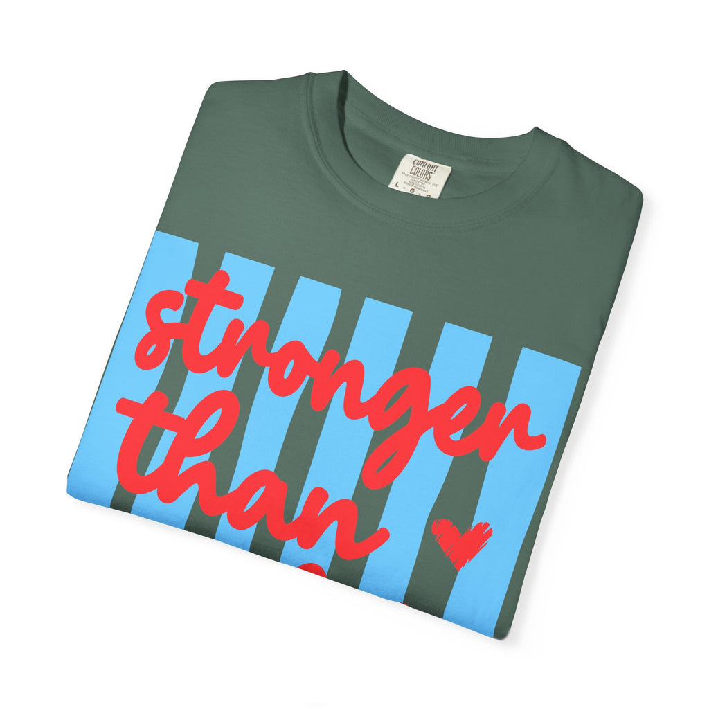 Stronger Than the Storm T-Shirt — Inspirational Heart Graphic Tee