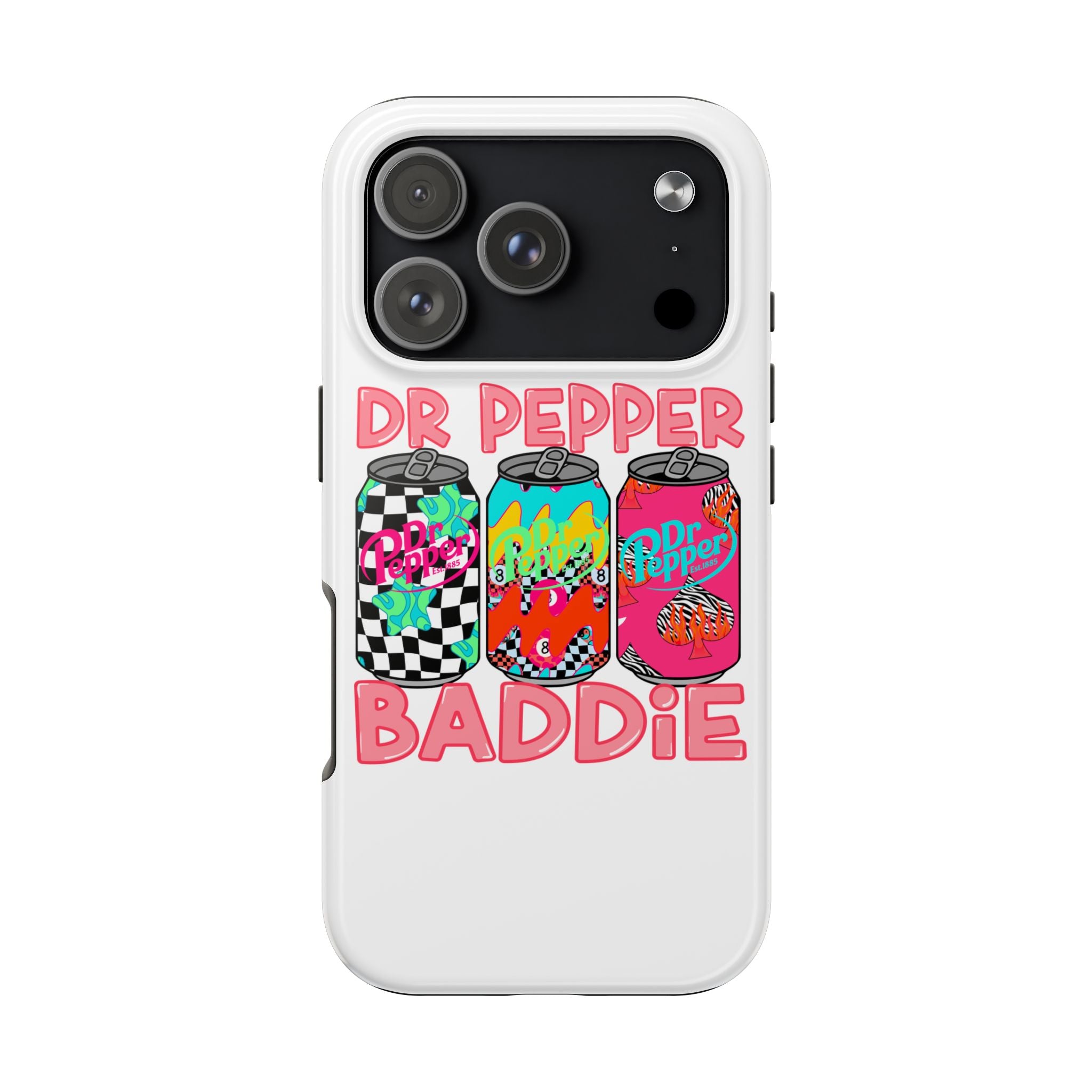 Dr Pepper Baddie Tough Phone Case — Retro Pop Soda Can Design