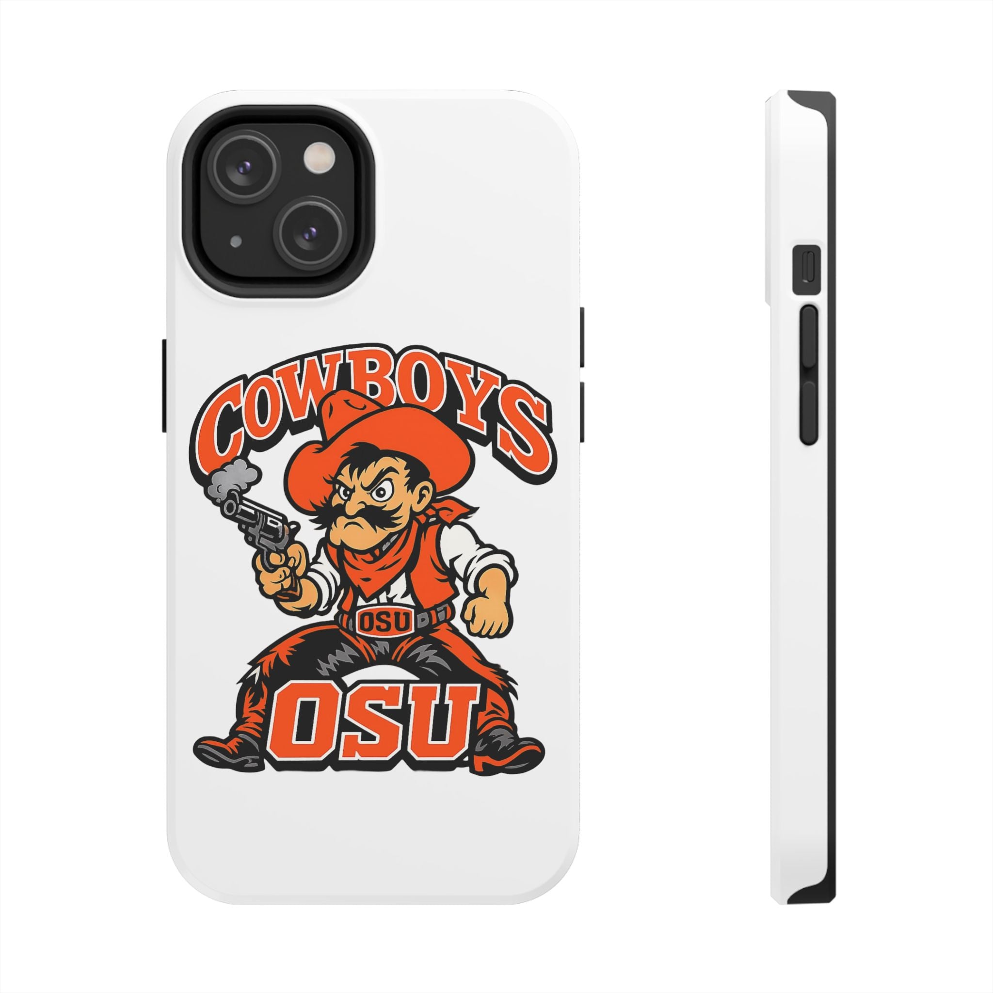 OSU Cowboys Tough Phone Case — Retro Mascot Protective Cover