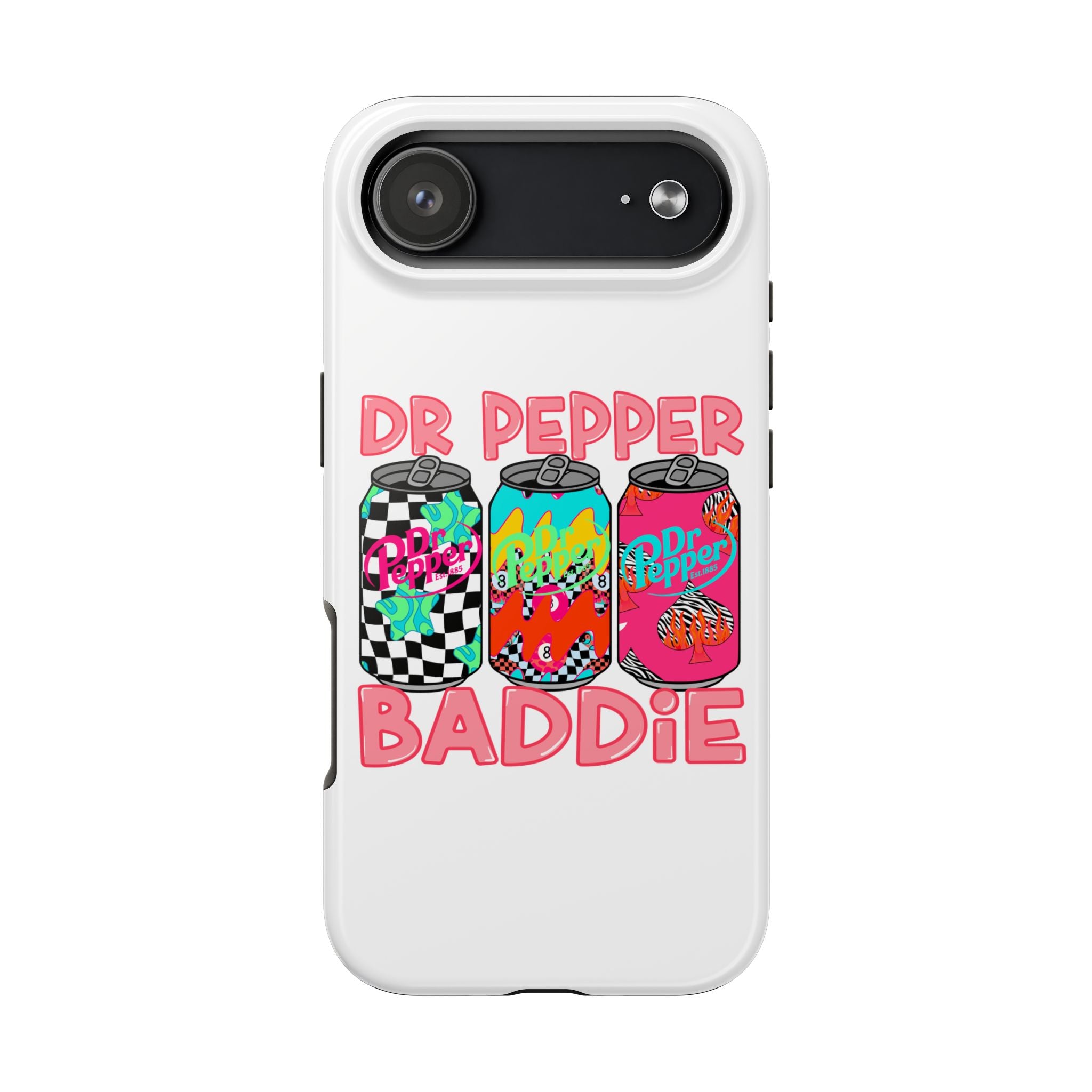 Dr Pepper Baddie Tough Phone Case — Retro Pop Soda Can Design