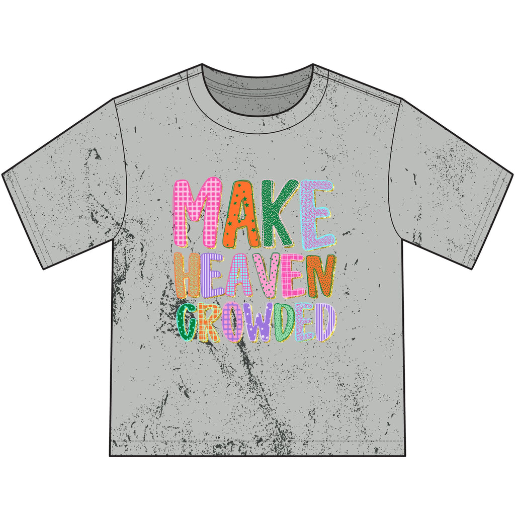 Make Heaven Crowded Youth T-Shirt — Colorful Christian Kids Tee