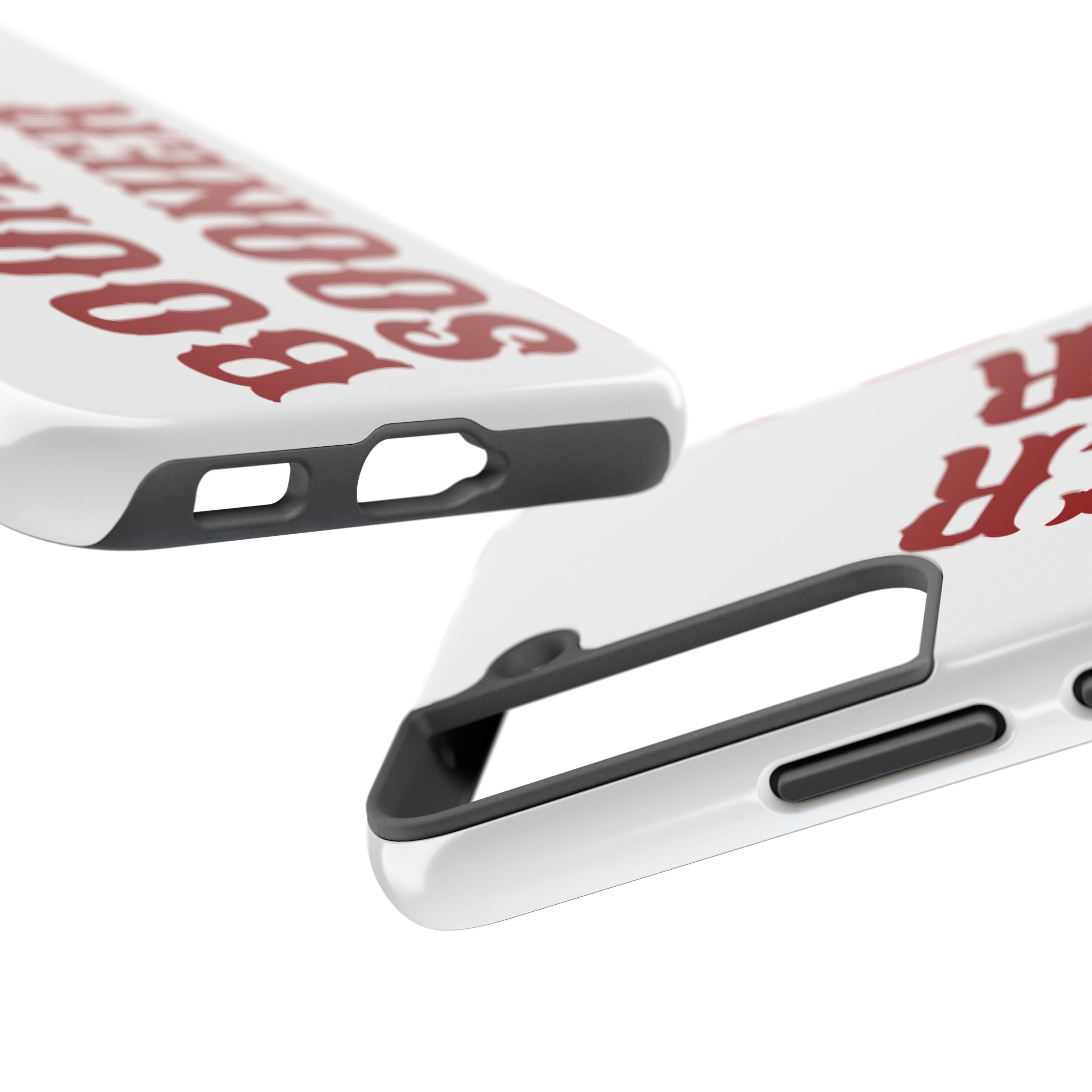 Boomer Sooner Tough Phone Case — Oklahoma Crimson Retro Text Protective Cover