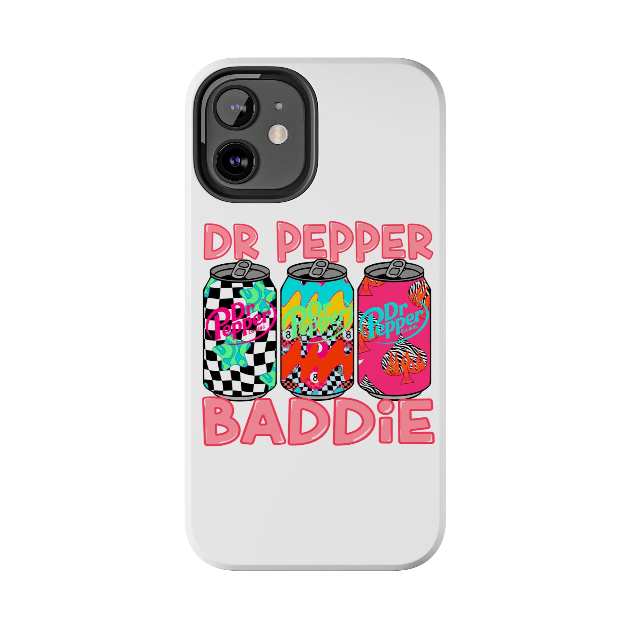 Dr Pepper Baddie Tough Phone Case — Retro Pop Soda Can Design
