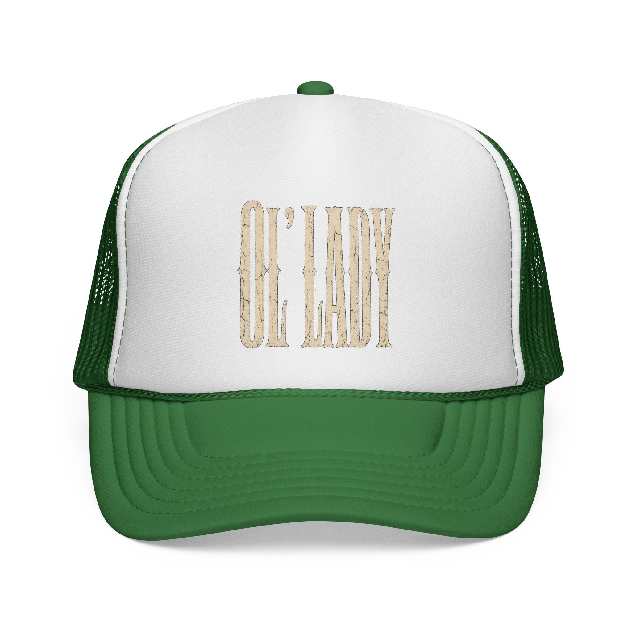 Trucker Cap — "Oh Lady" Vintage Script Mesh Hat