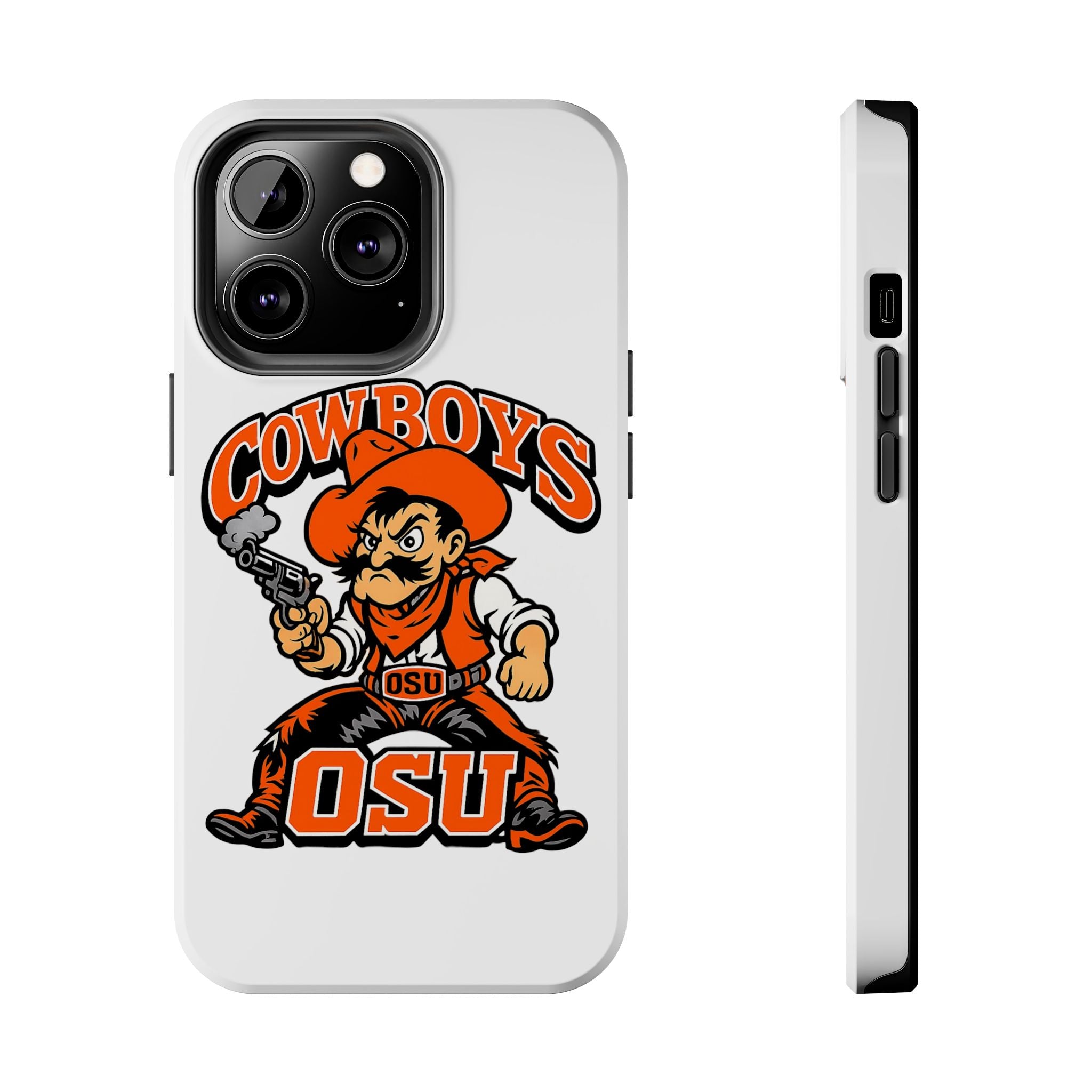 OSU Cowboys Tough Phone Case — Retro Mascot Protective Cover