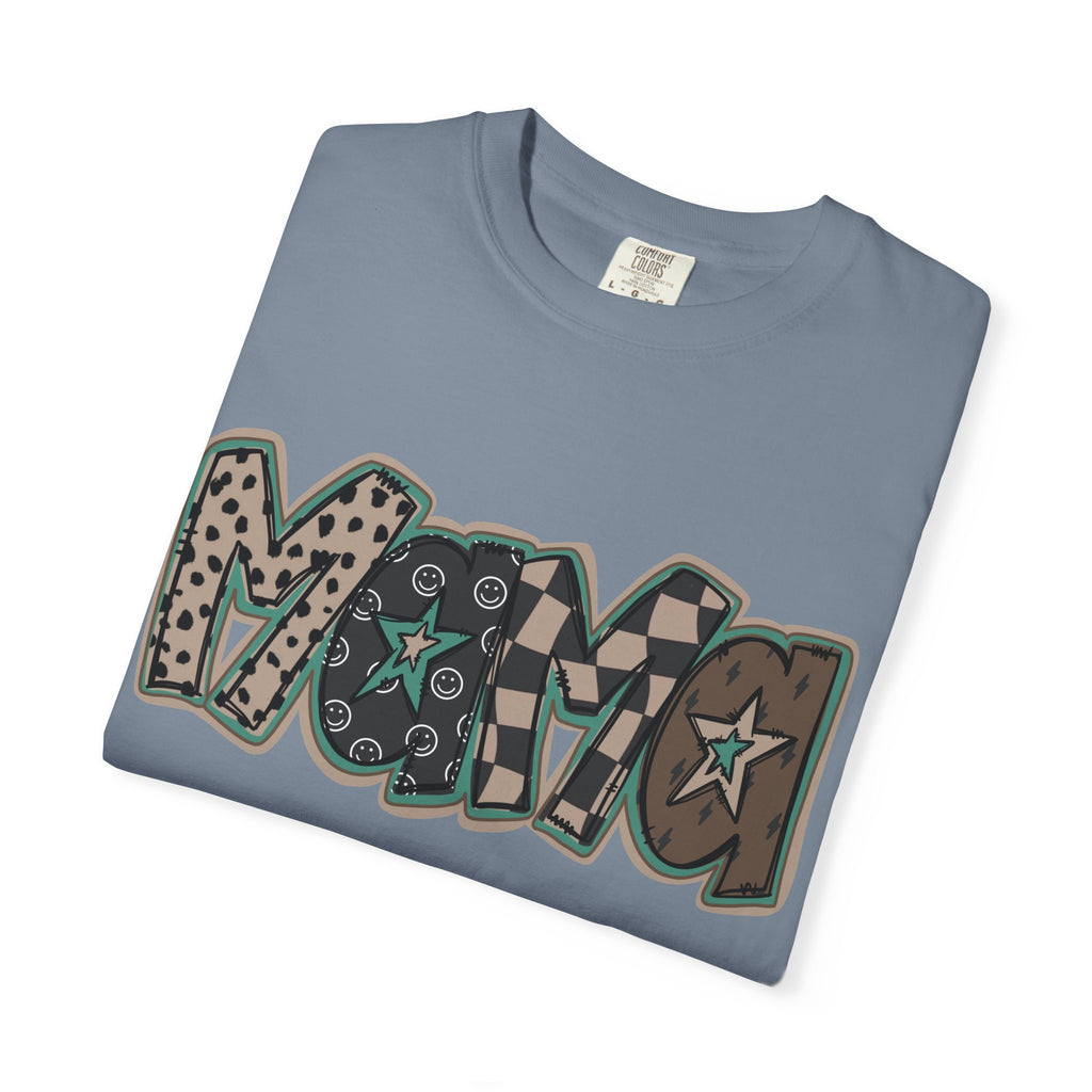 Vegan Retro Graffiti T‑Shirt — Vintage Bandana Pattern Tee