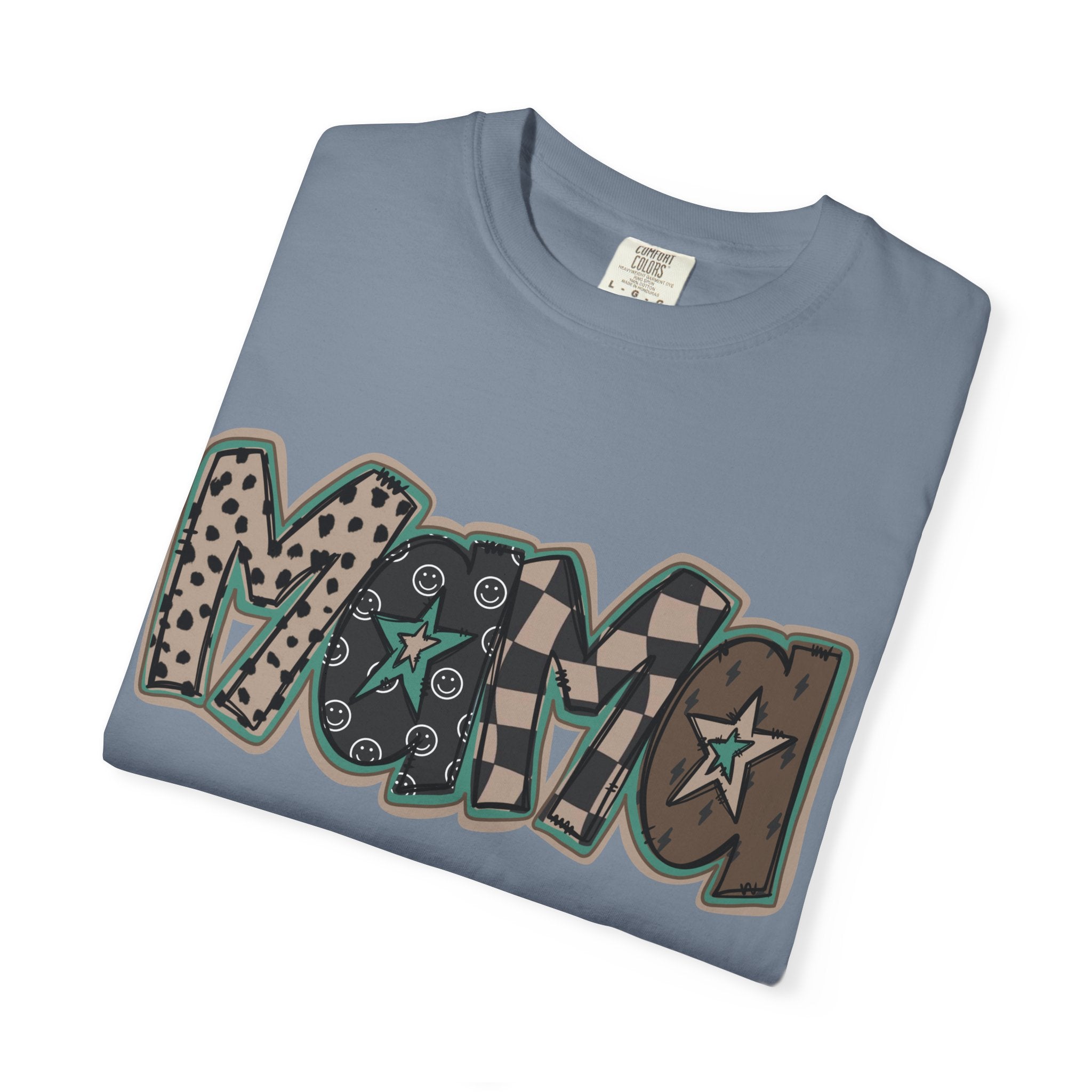 Vegan Retro Graffiti T‑Shirt — Vintage Bandana Pattern Tee