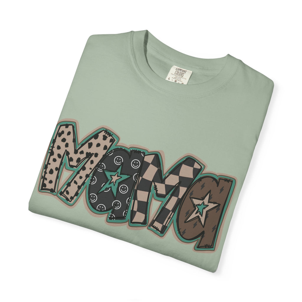 Vegan Retro Graffiti T‑Shirt — Vintage Bandana Pattern Tee