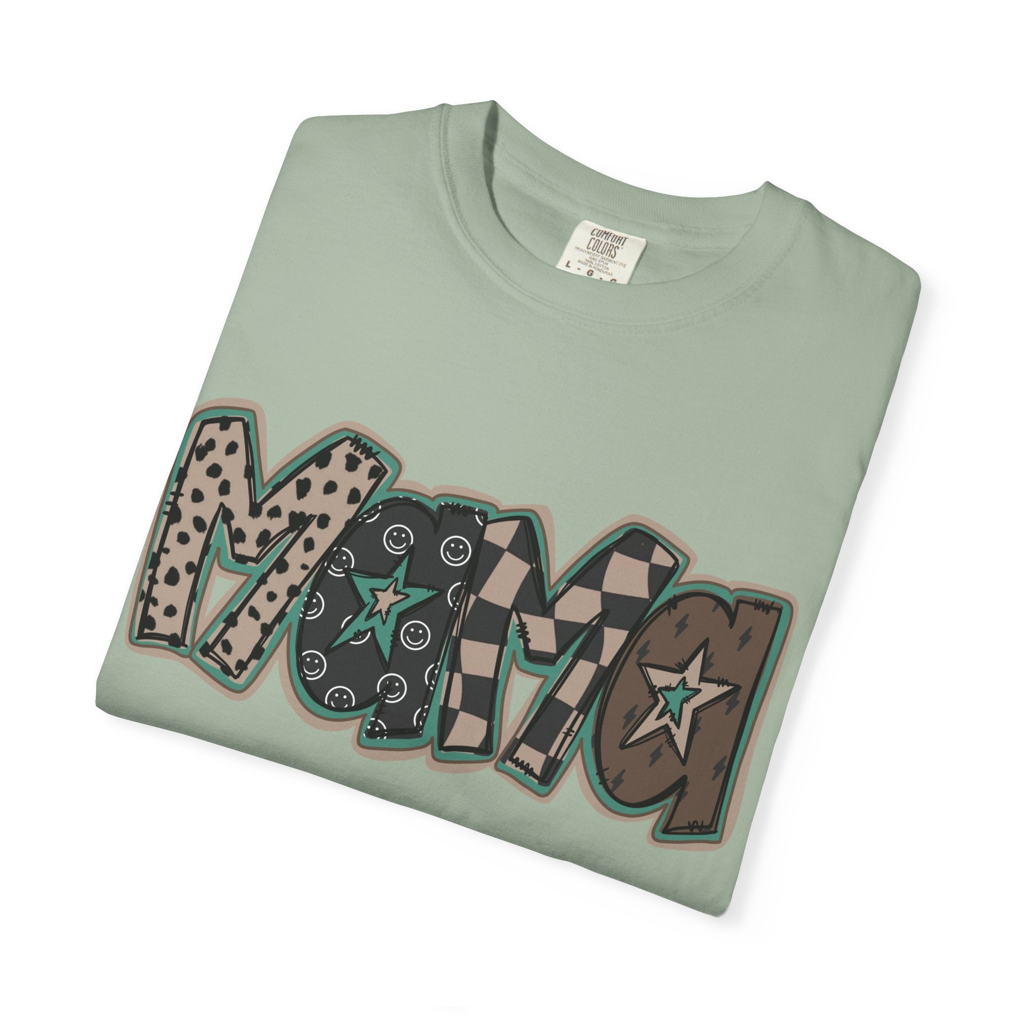 Vegan Retro Graffiti T‑Shirt — Vintage Bandana Pattern Tee