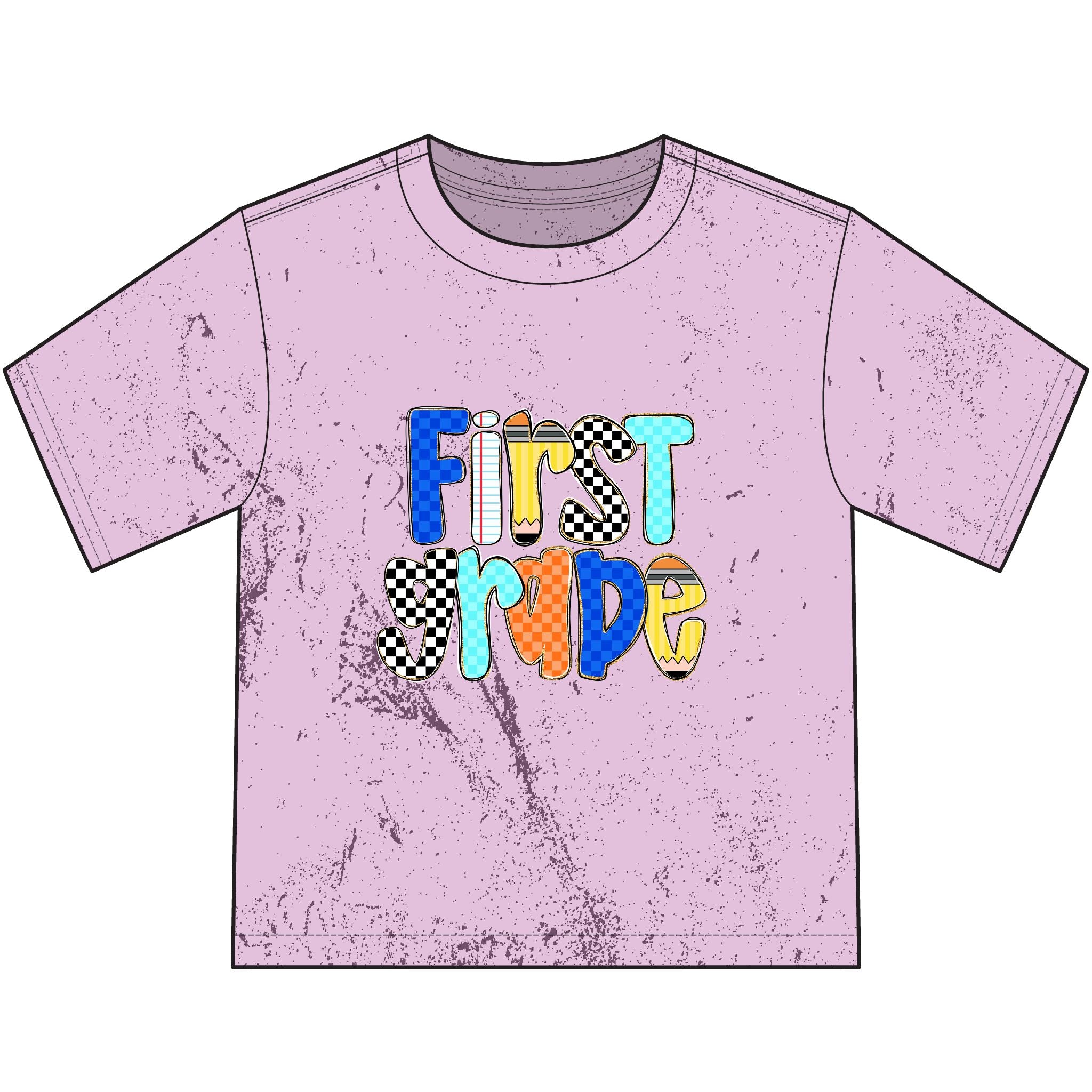 First Ride Youth T-Shirt — Colorful Skateboard Graphic Tee