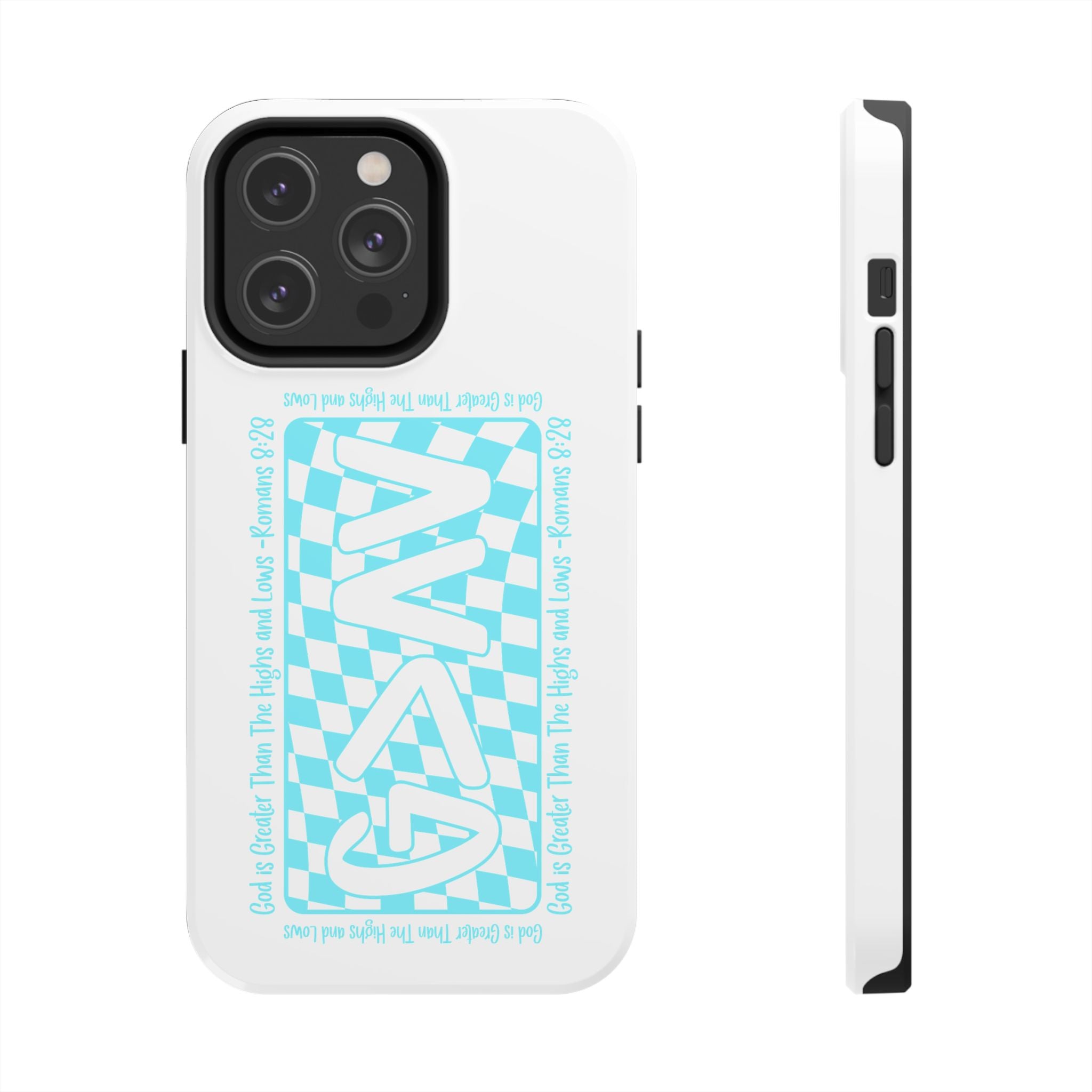 GAY Checkerboard Tough Phone Case — Pride Protective Phone Cover