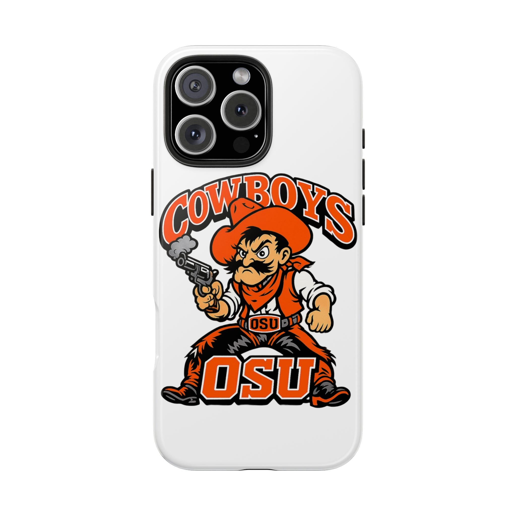 OSU Cowboys Tough Phone Case — Retro Mascot Protective Cover