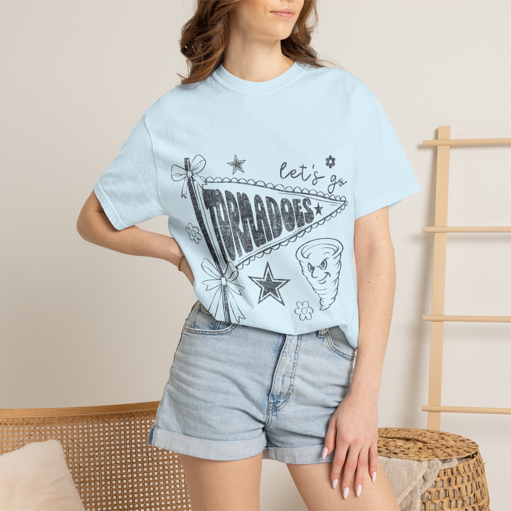 Let's Go Tornadoes Retro Graphic T-Shirt