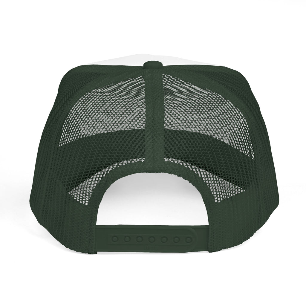 Teacher Trucker Hat — Colorful Patchwork Educator Cap