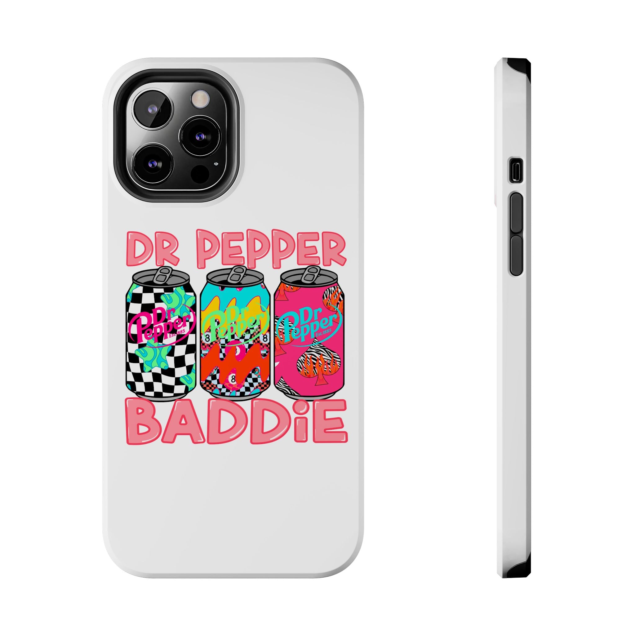 Dr Pepper Baddie Tough Phone Case — Retro Pop Soda Can Design