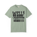 Well Sheeyit T-Shirt — Rustic Vintage Graphic Tee with Lightning Bolt