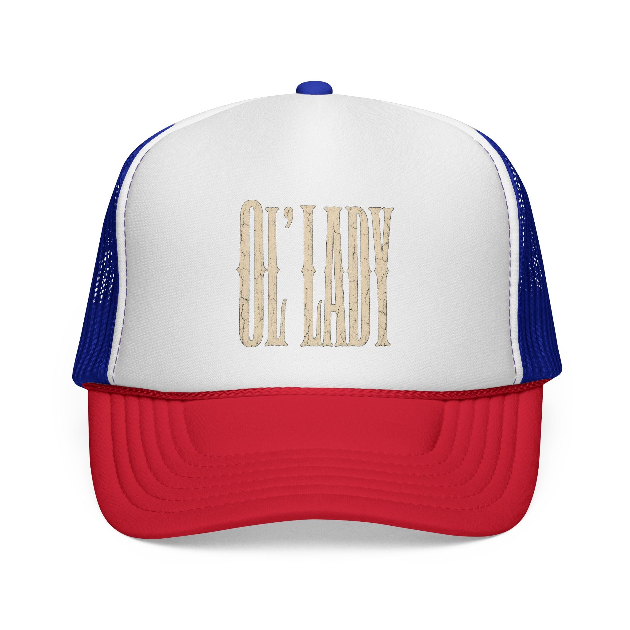 Trucker Cap — "Oh Lady" Vintage Script Mesh Hat