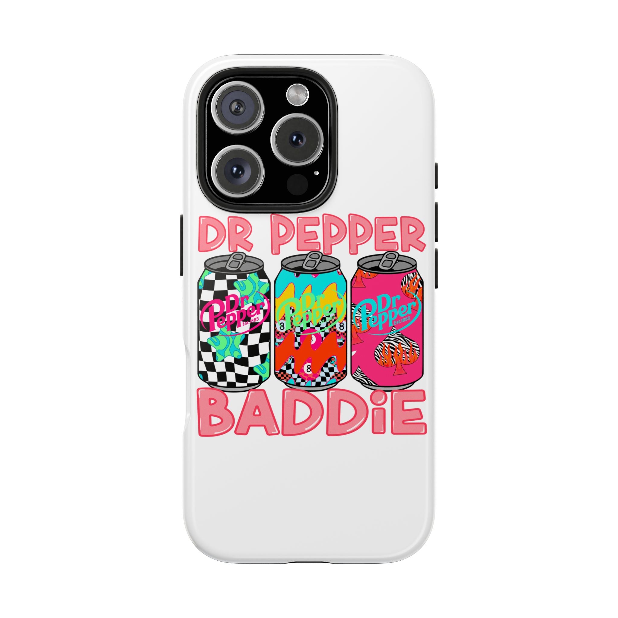 Dr Pepper Baddie Tough Phone Case — Retro Pop Soda Can Design