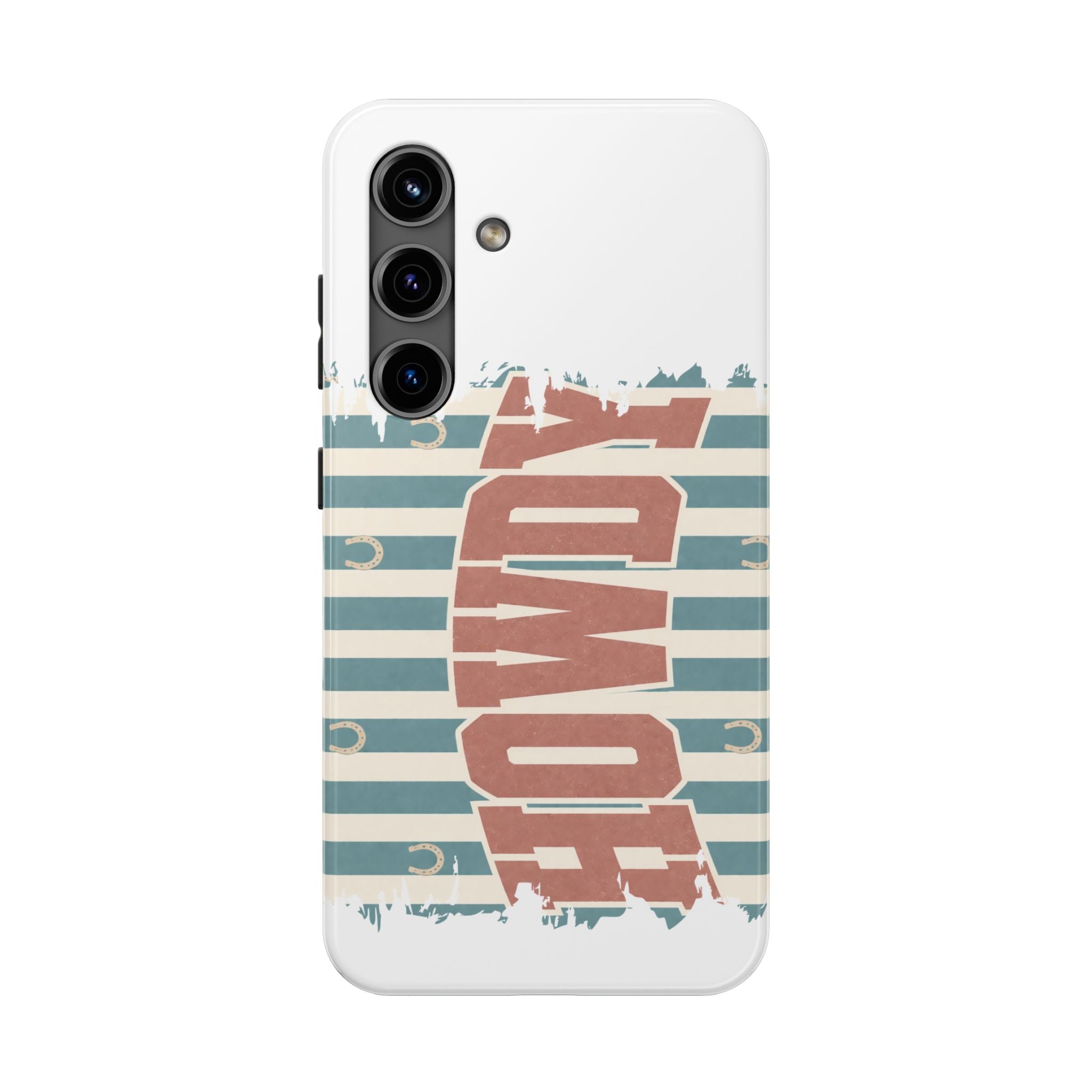 Vintage 'LOVE' Striped Tough Phone Case